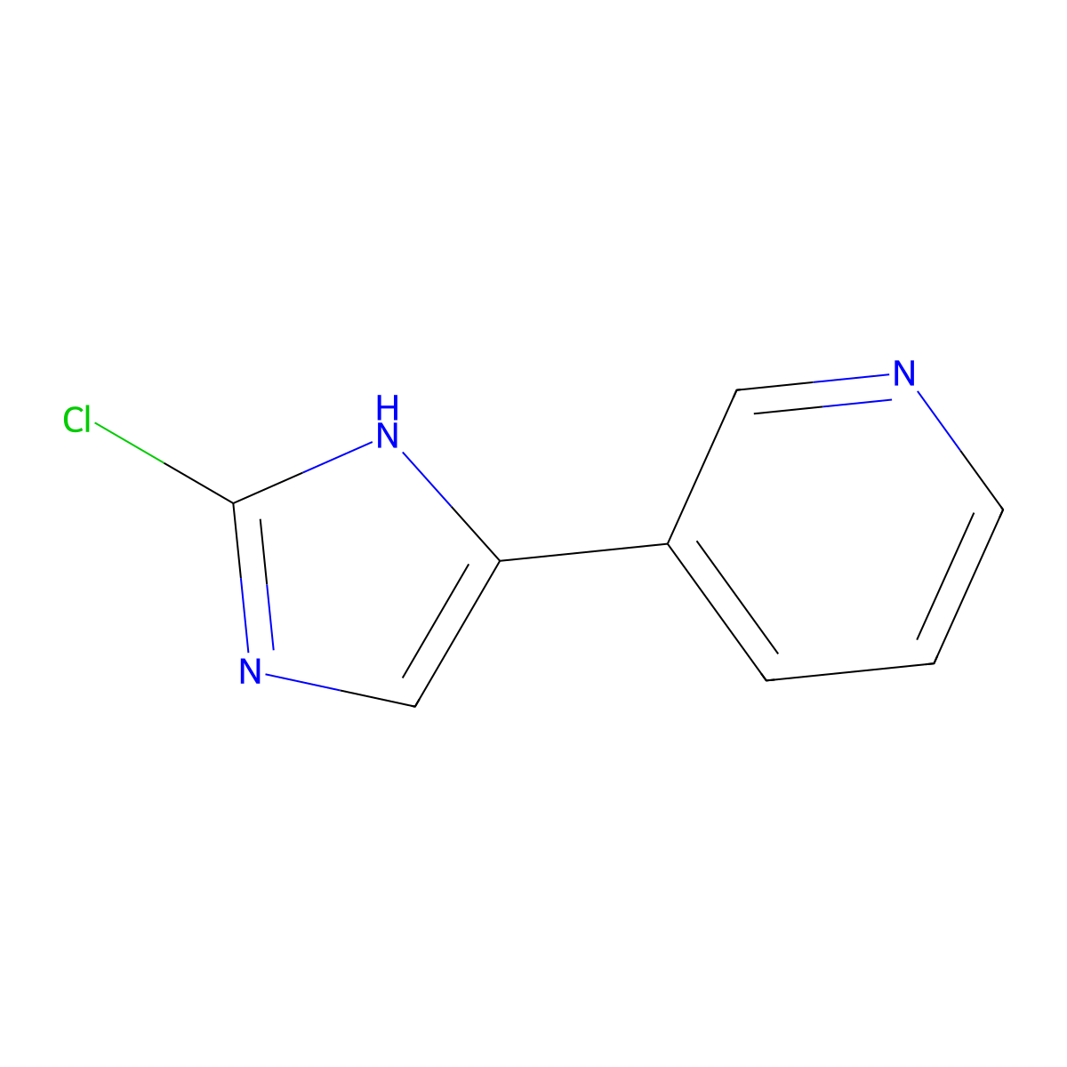3-(2-Chloro-1H-imidazol-5-yl)pyridine molecular structure, CAS 1379179-47-1