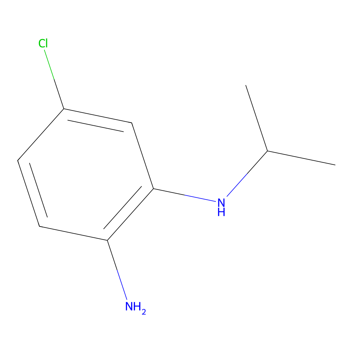 5-Chloro-n1-isopropylbenzene-1,2-diamine molecular structure, CAS 1379195-17-1
