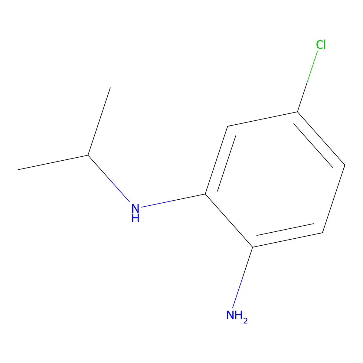 5-Chloro-n1-isopropylbenzene-1,2-diamine molecular structure, CAS 1379195-17-1