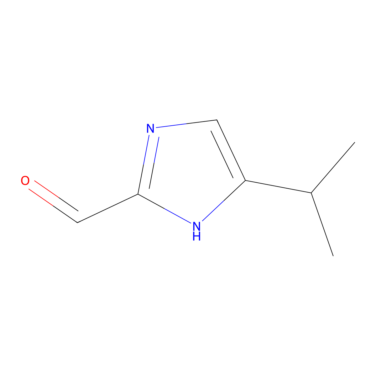 4-(propan-2-yl)-1H-imidazole-2-carbaldehyde molecular structure, CAS 1379203-65-2