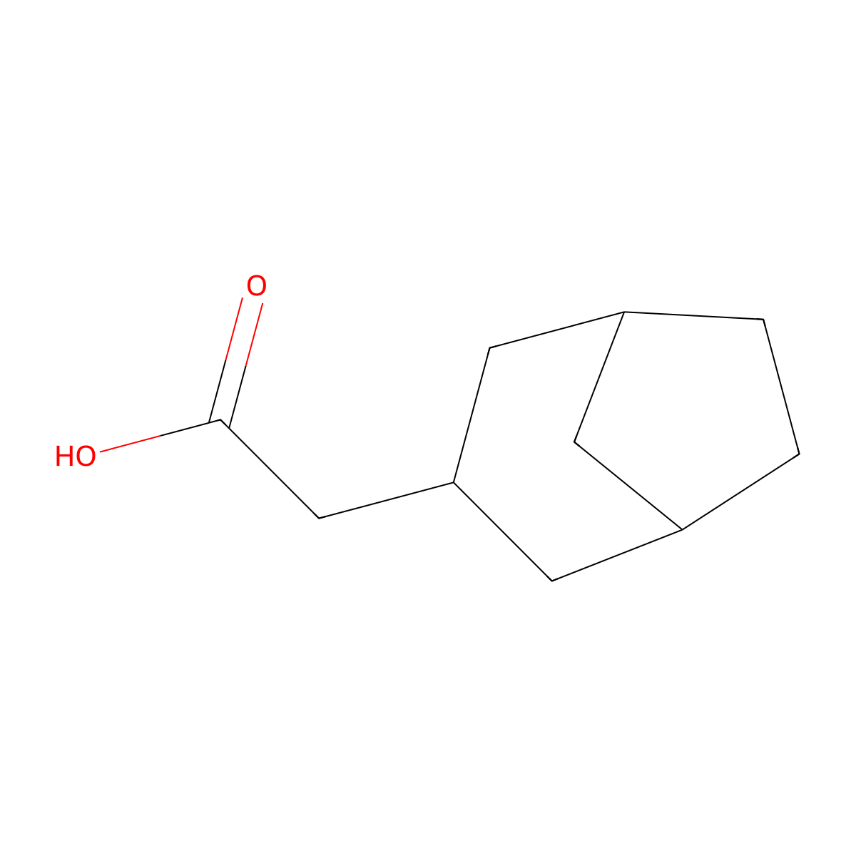 2-{Bicyclo[3.2.1]octan-3-yl}aceticacid molecular structure, CAS 1379204-37-1