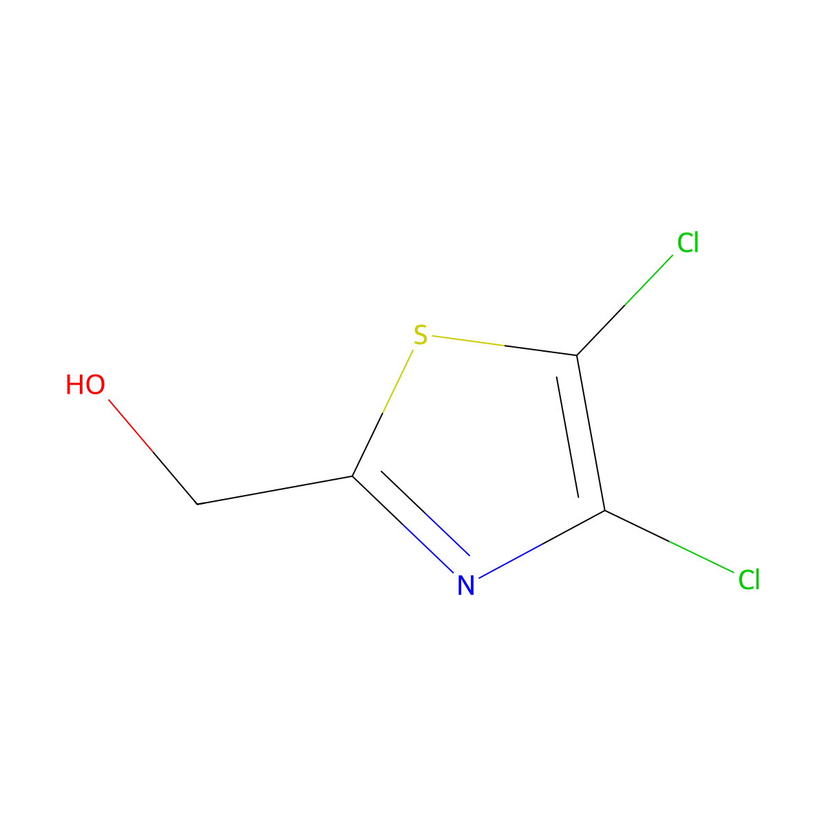 (Dichloro-1,3-thiazol-2-yl)methanol molecular structure, CAS 1379210-80-6