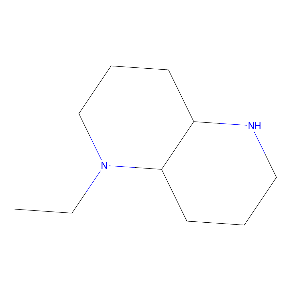 1-Ethyl-decahydro-1,5-naphthyridine molecular structure, CAS 1379215-45-8