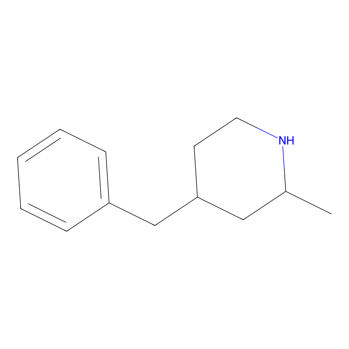 4-Benzyl-2-methylpiperidine molecular structure, CAS 1379215-87-8