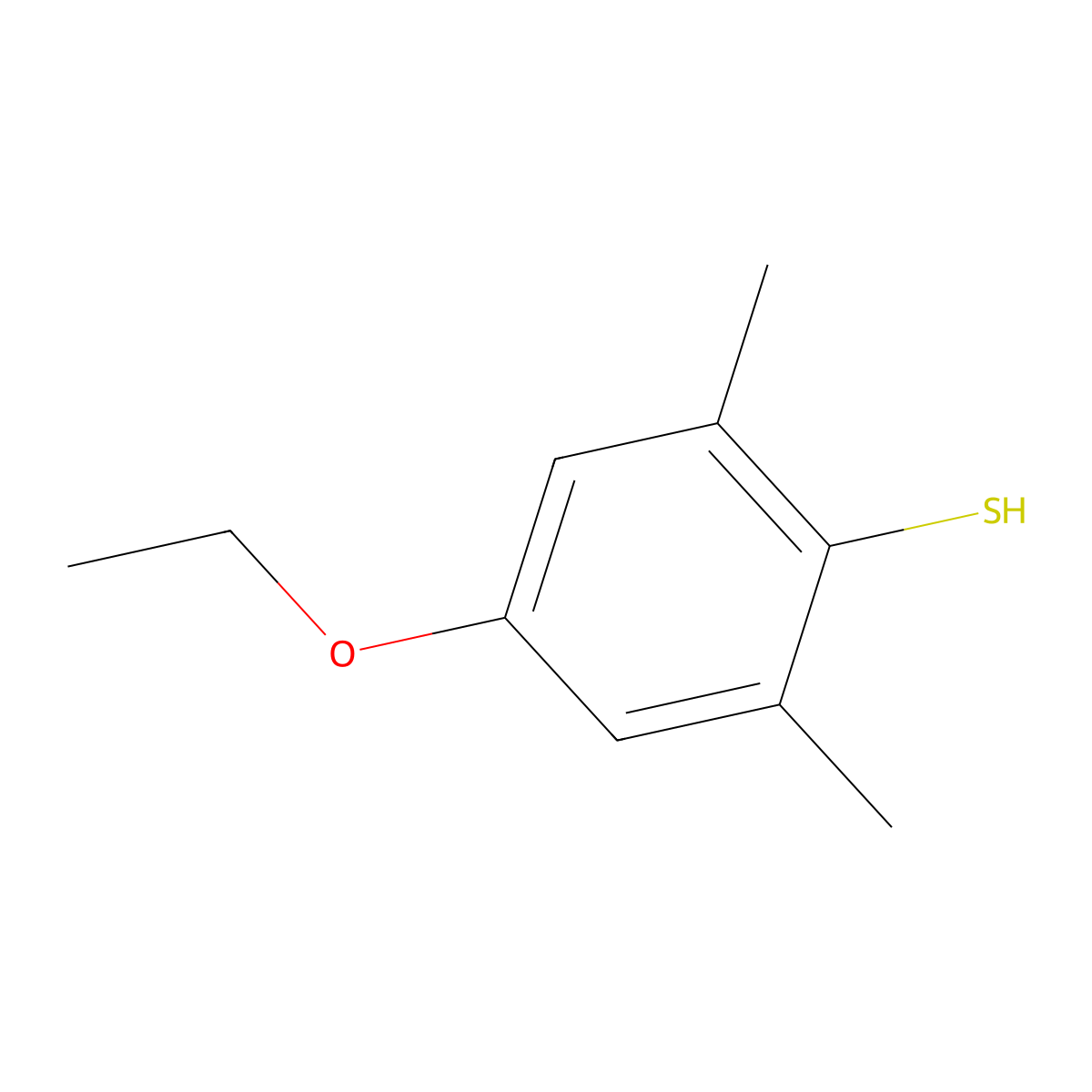 2,6-Dimethyl-4-ethoxythiophenol molecular structure, CAS 1379218-66-2