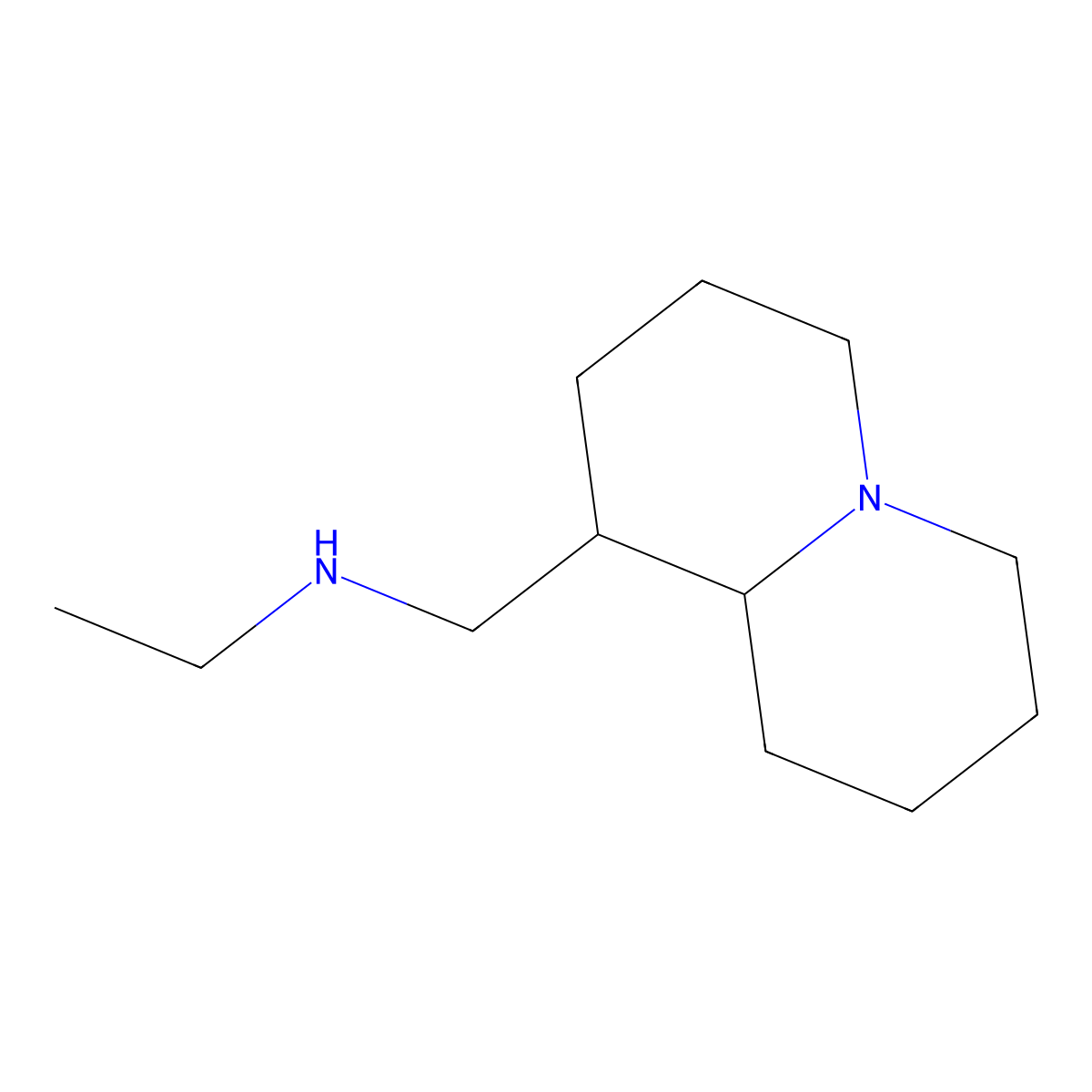 ethyl[(octahydro-1H-quinolizin-1-yl)methyl]amine molecular structure, CAS 1379221-19-8