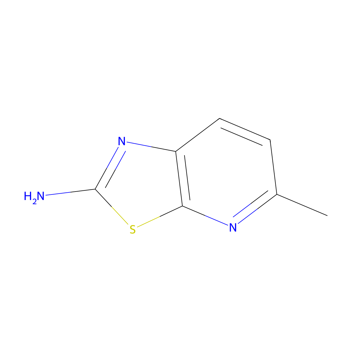 5-Methyl-(1,3)thiazolo(5,4-b)pyridin-2-amine molecular structure, CAS 1379222-60-2