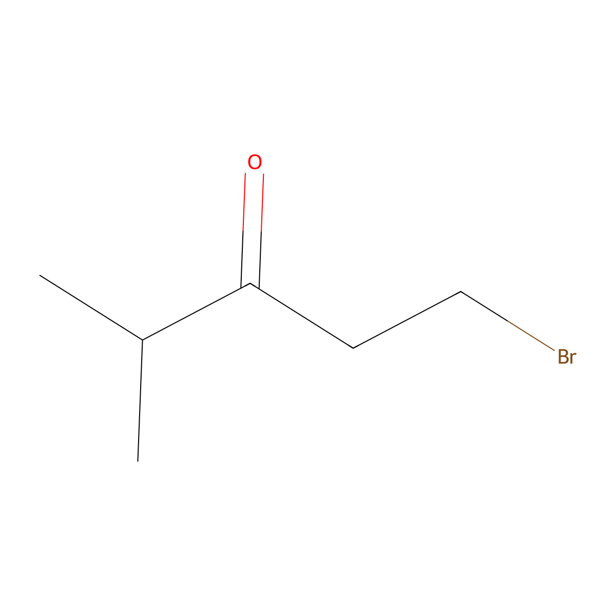 1-Bromo-4-methylpentan-3-one molecular structure, CAS 1379227-14-1