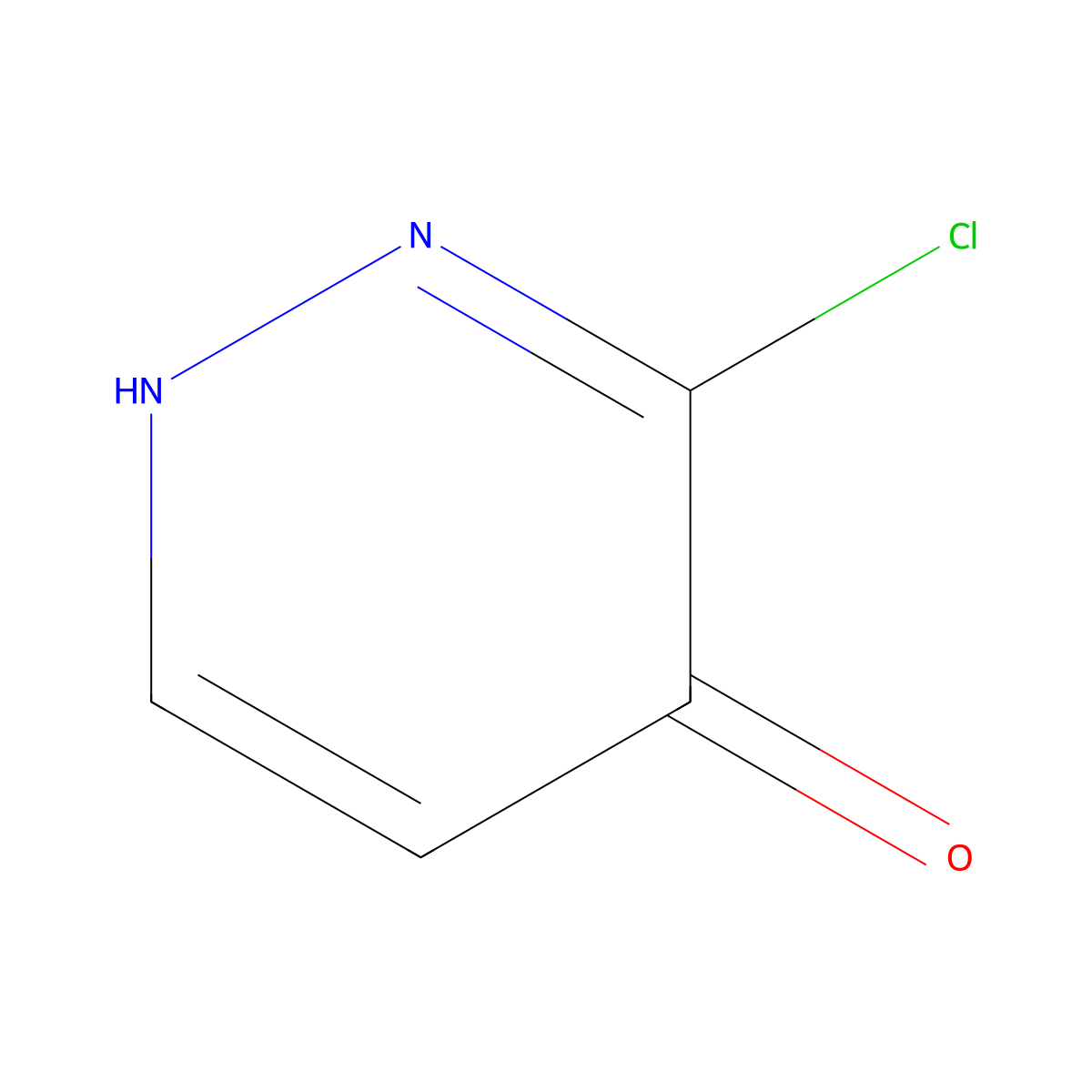 3-Chloropyridazin-4-ol molecular structure, CAS 1379240-74-0