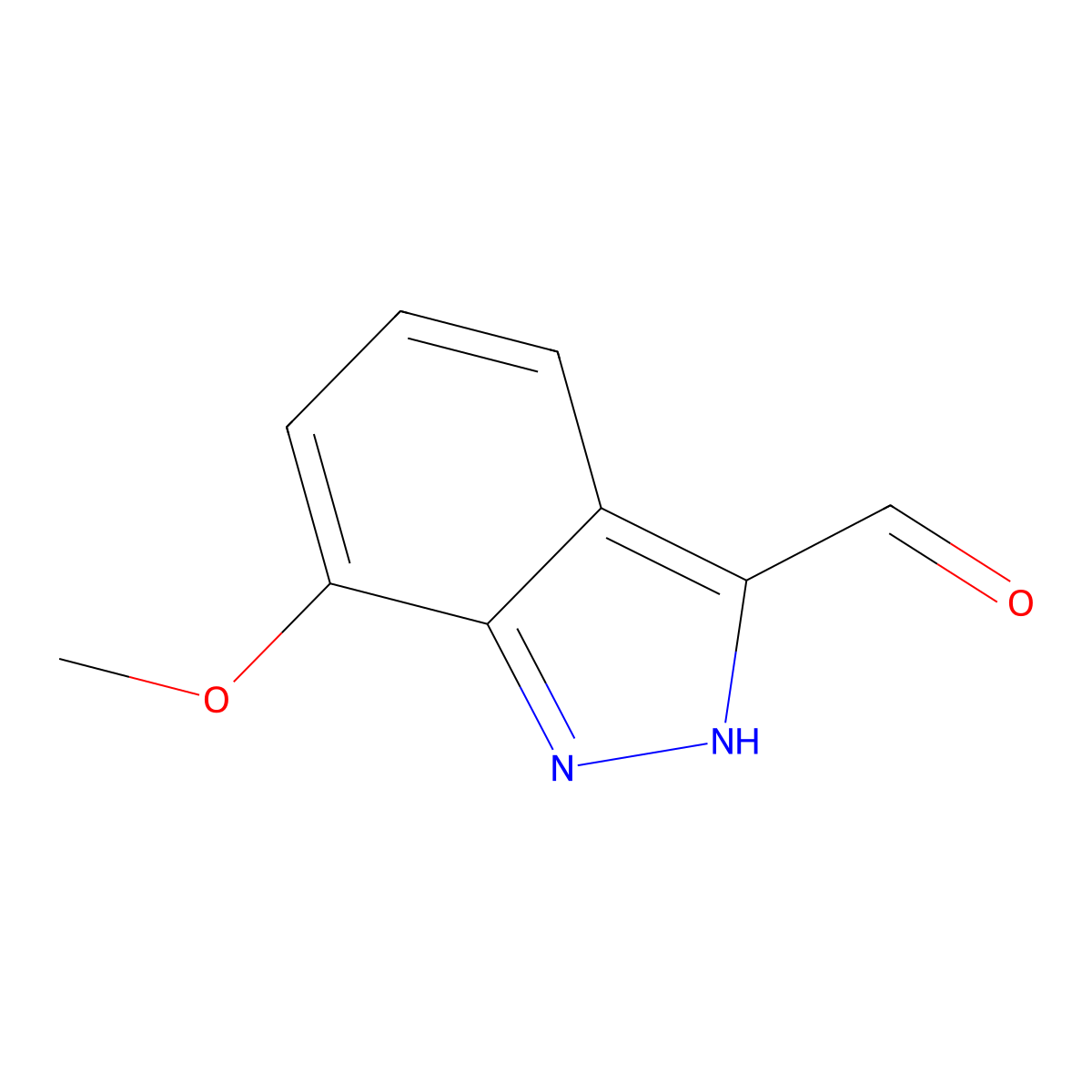 7-Methoxy-1H-indazole-3-carbaldehyde molecular structure, CAS 1379252-04-6