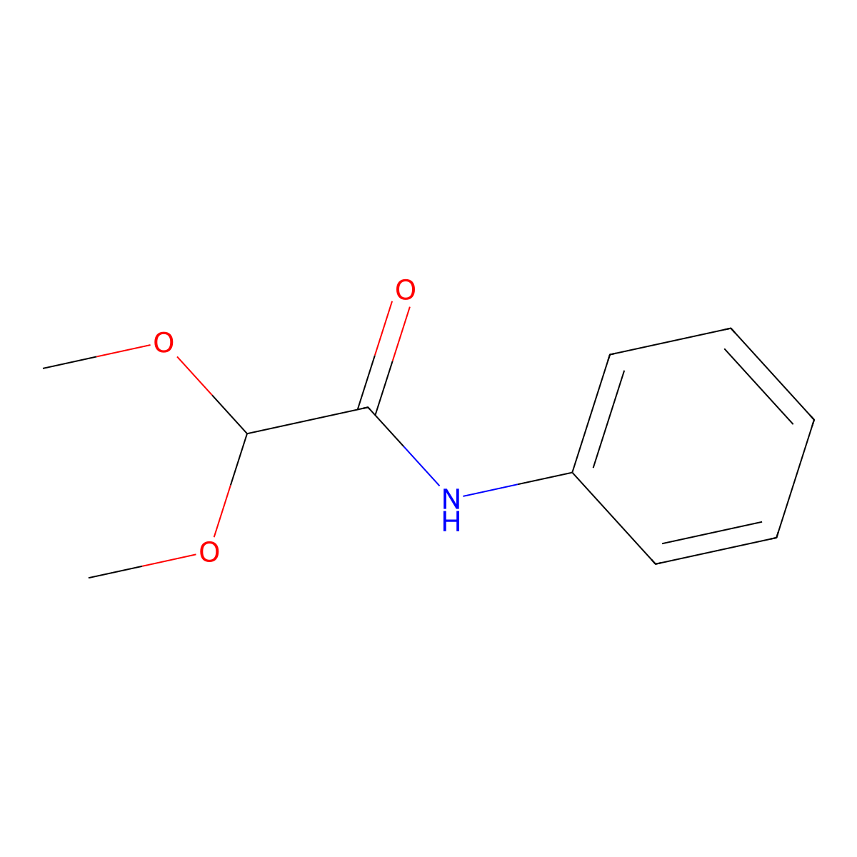 2,2-Dimethoxy-N-phenylacetamide molecular structure, CAS 1379259-51-4