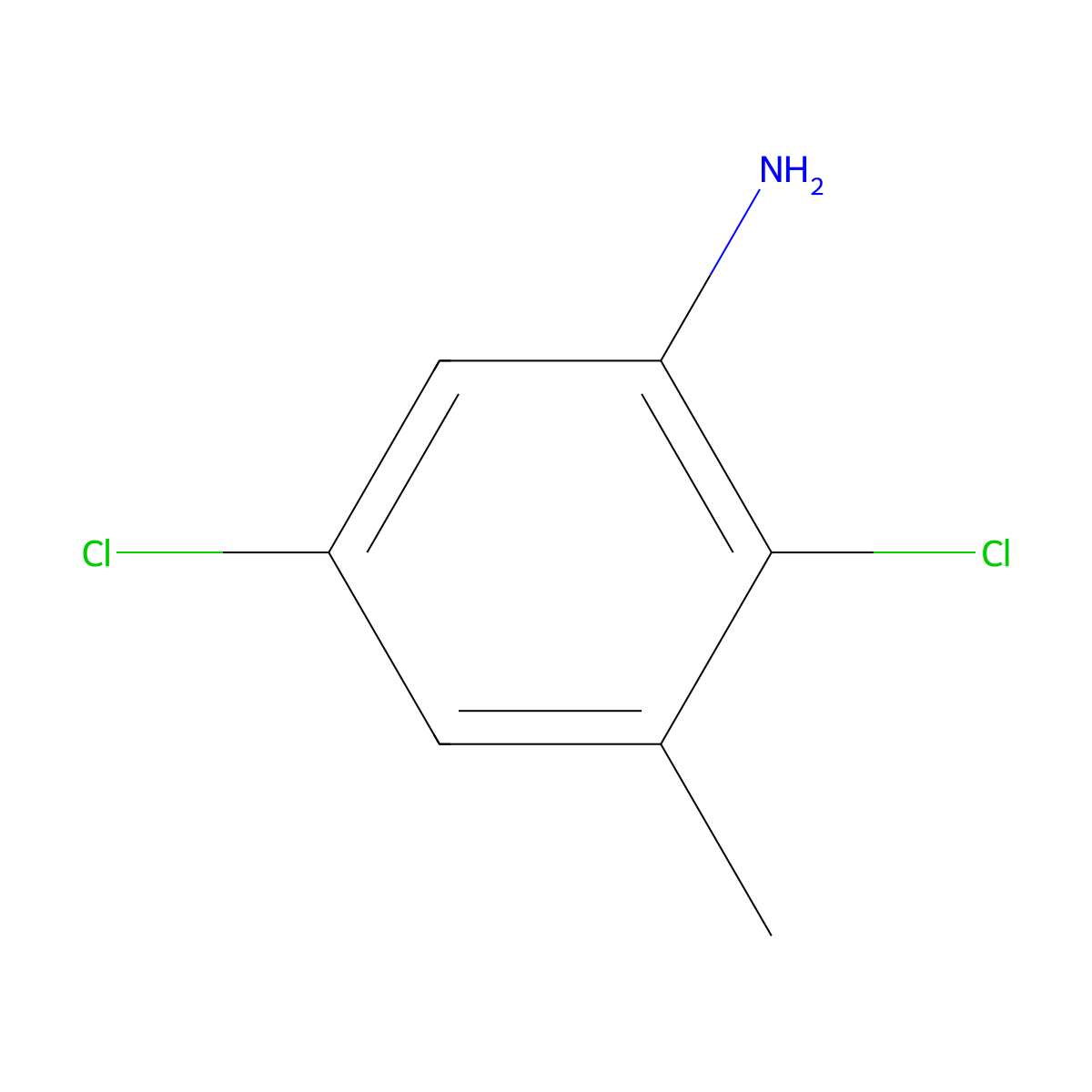 2,5-Dichloro-3-methylaniline molecular structure, CAS 1379291-18-5