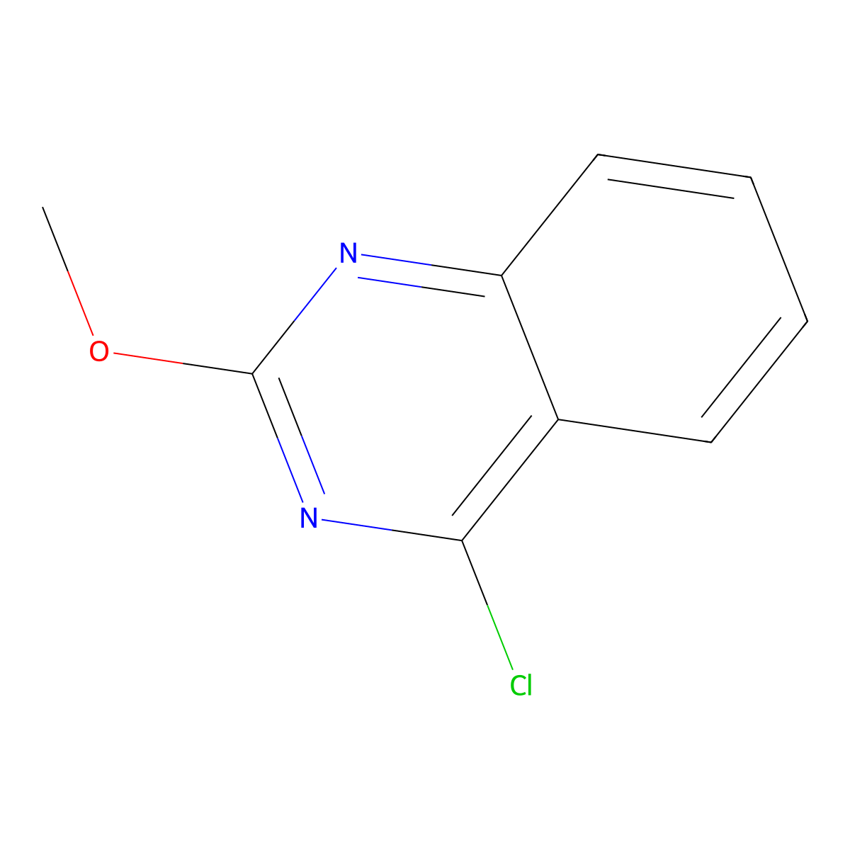 4-Chloro-2-methoxyquinazoline molecular structure, CAS 1379293-72-7