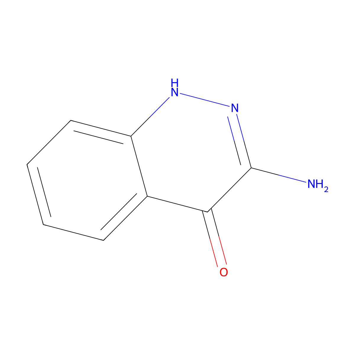 3-Aminocinnolin-4(1H)-one molecular structure, CAS 1379294-54-8