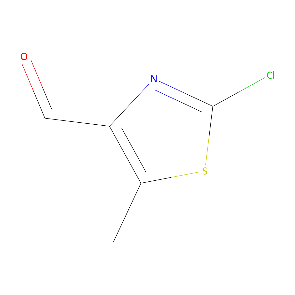 2-Chloro-5-methylthiazole-4-carbaldehyde molecular structure, CAS 1379296-36-2