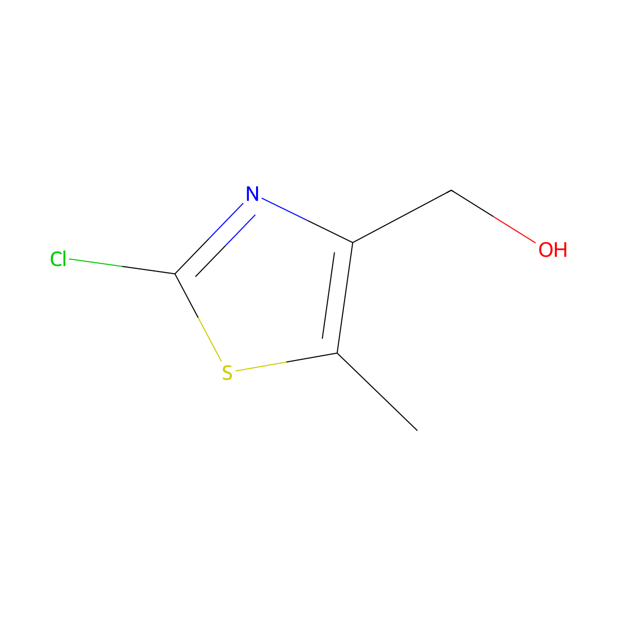 (2-Chloro-5-methylthiazol-4-yl)methanol molecular structure, CAS 1379296-51-1
