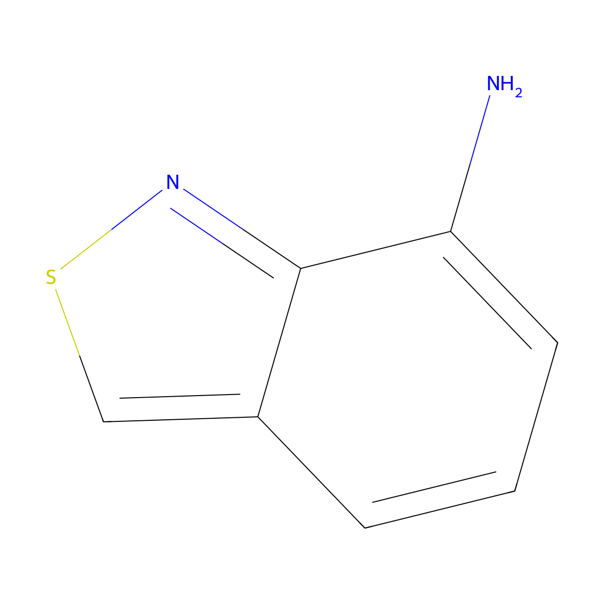 2,1-Benzothiazol-7-amine molecular structure, CAS 1379298-69-7