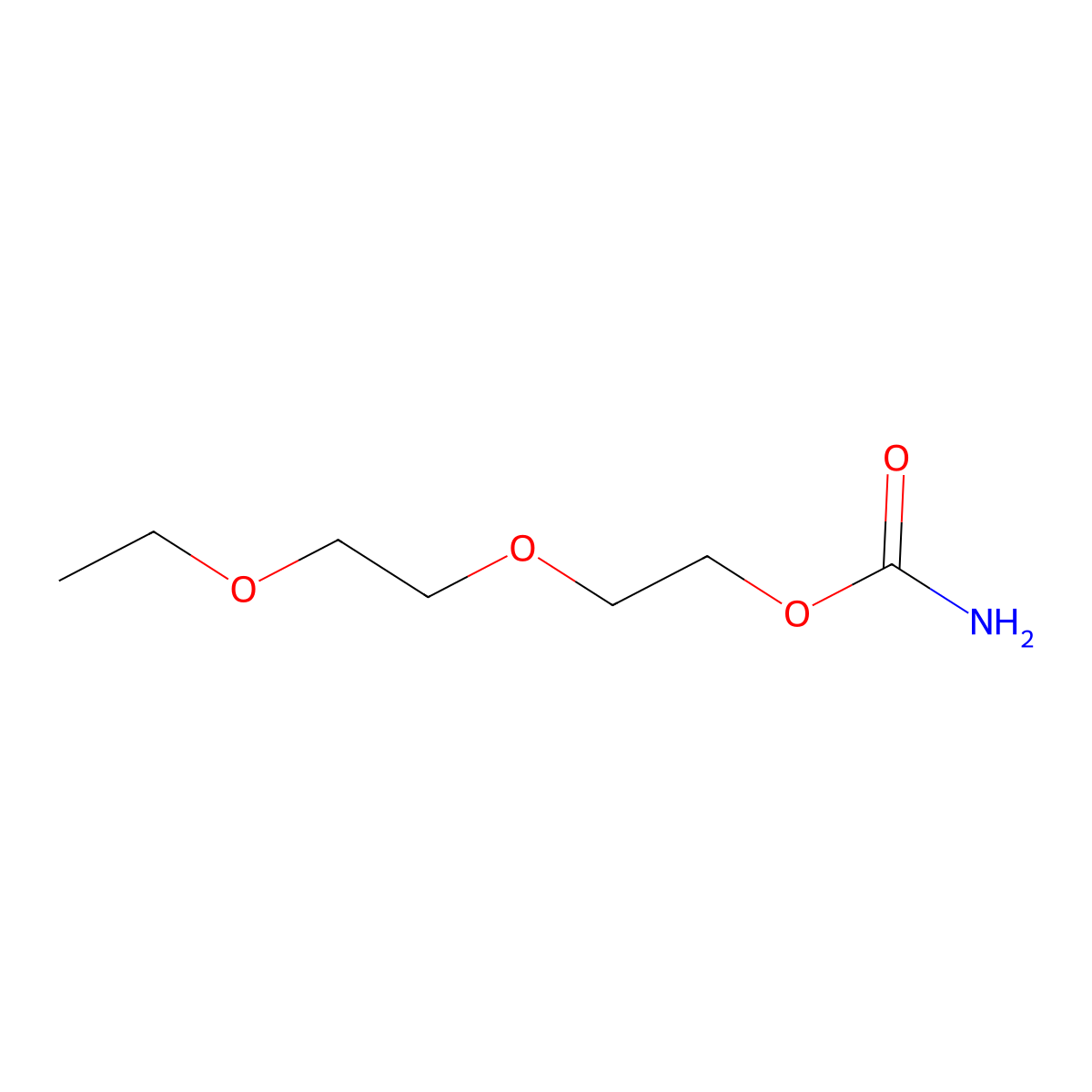 2-(2-Ethoxyethoxy)ethyl carbamate molecular structure, CAS 1379303-63-5