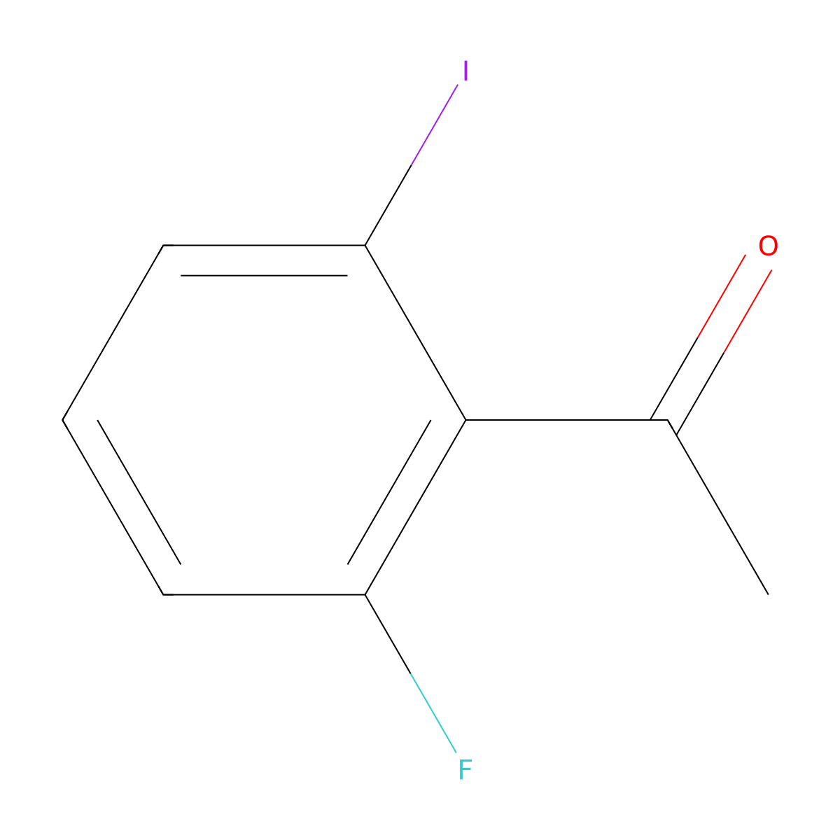 2'-Fluoro-6'-iodoacetophenone molecular structure, CAS 1379305-40-4