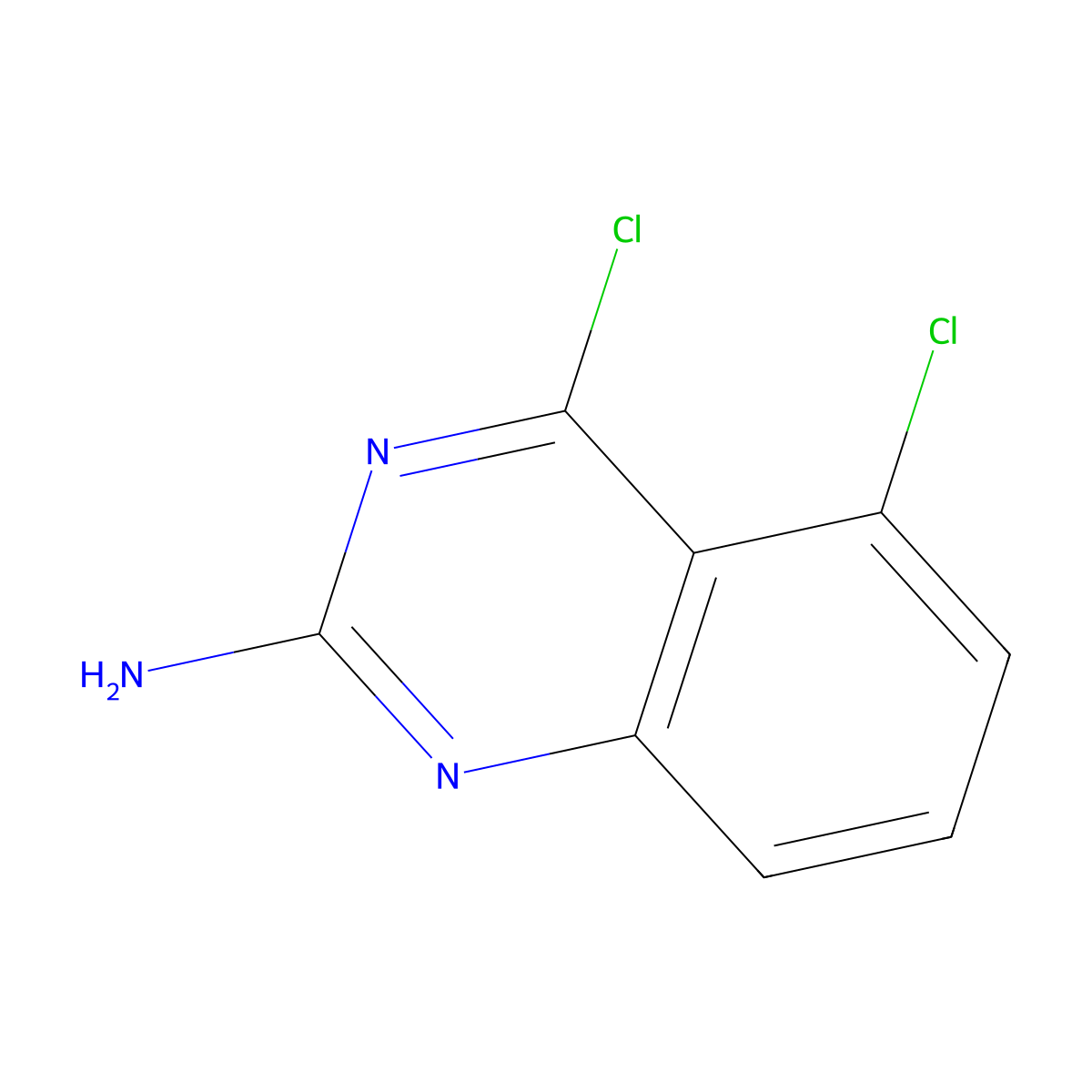 4,5-Dichloroquinazolin-2-amine molecular structure, CAS 1379308-14-1