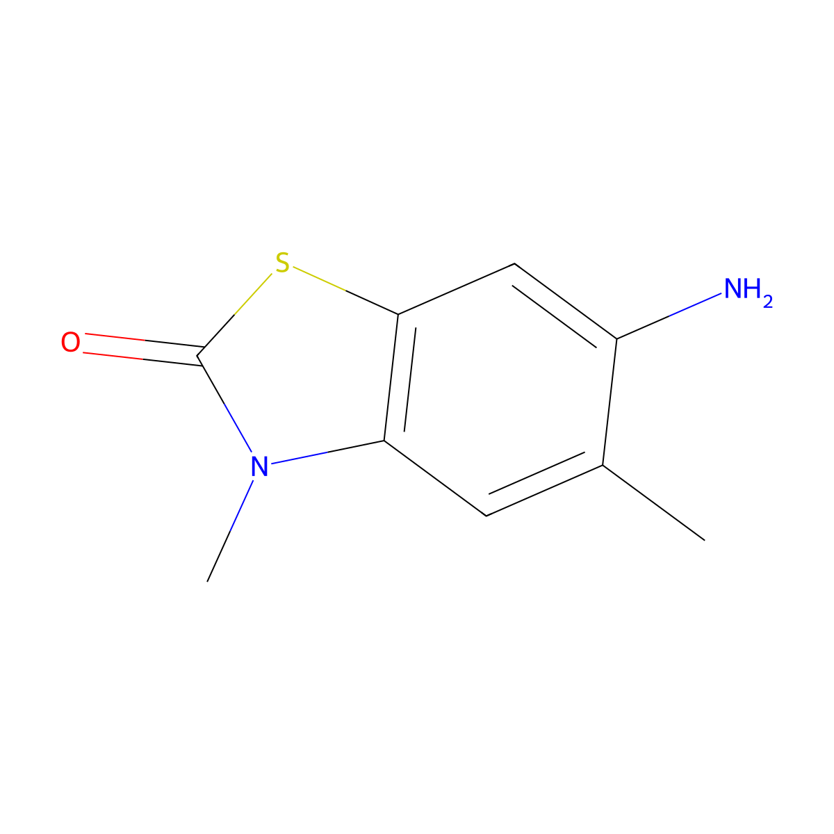 6-Amino-3,5-dimethyl-2,3-dihydro-1,3-benzothiazol-2-one molecular structure, CAS 1379309-51-9