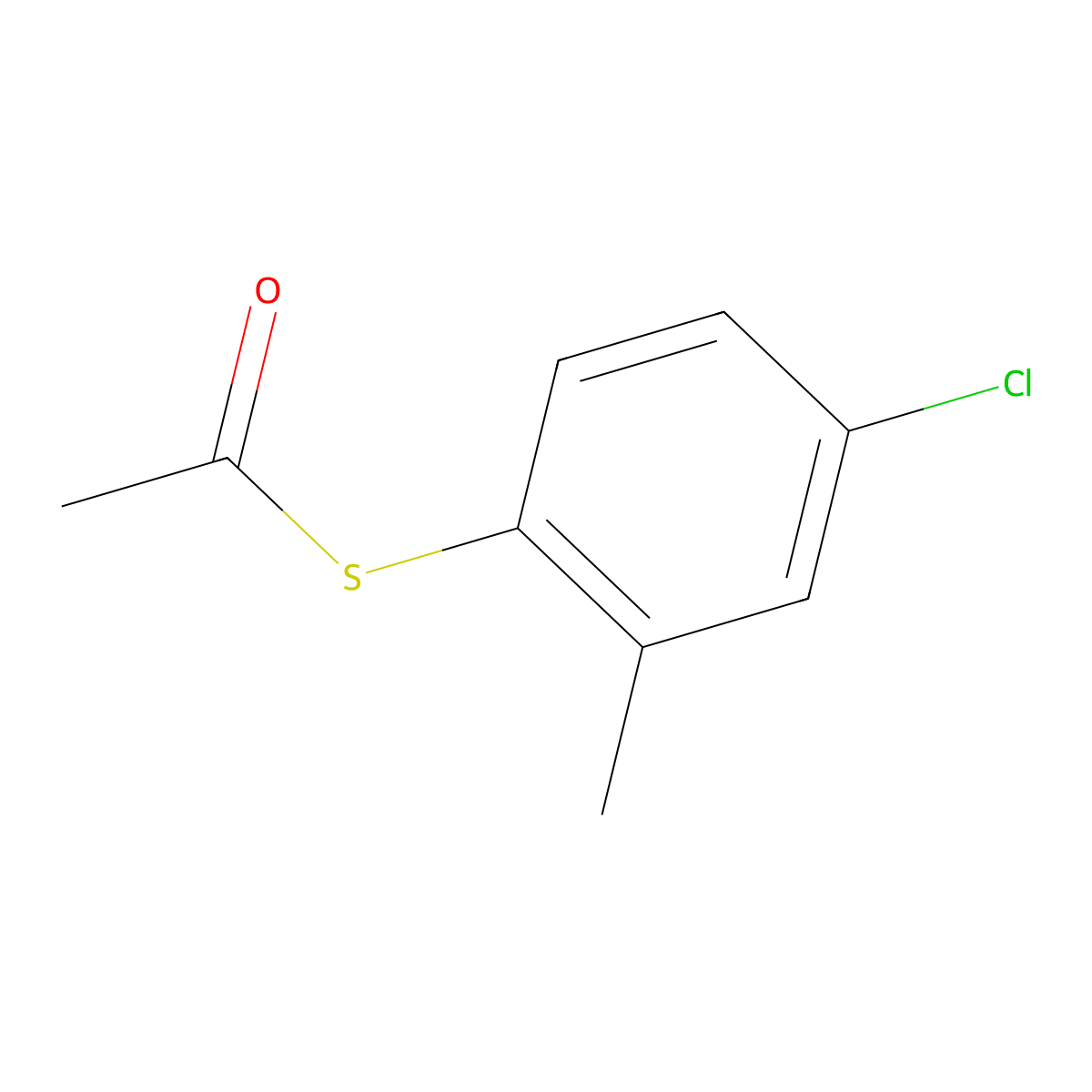 S-4-Chloro-2-methylphenylthioacetate molecular structure, CAS 1379310-25-4