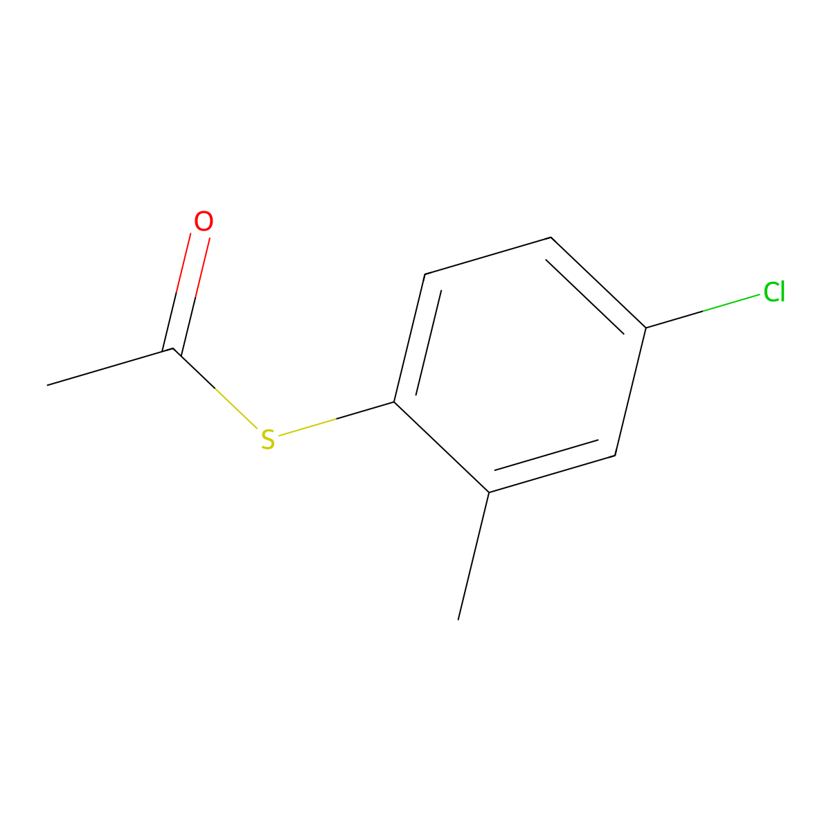S-4-Chloro-2-methylphenylthioacetate molecular structure, CAS 1379310-25-4