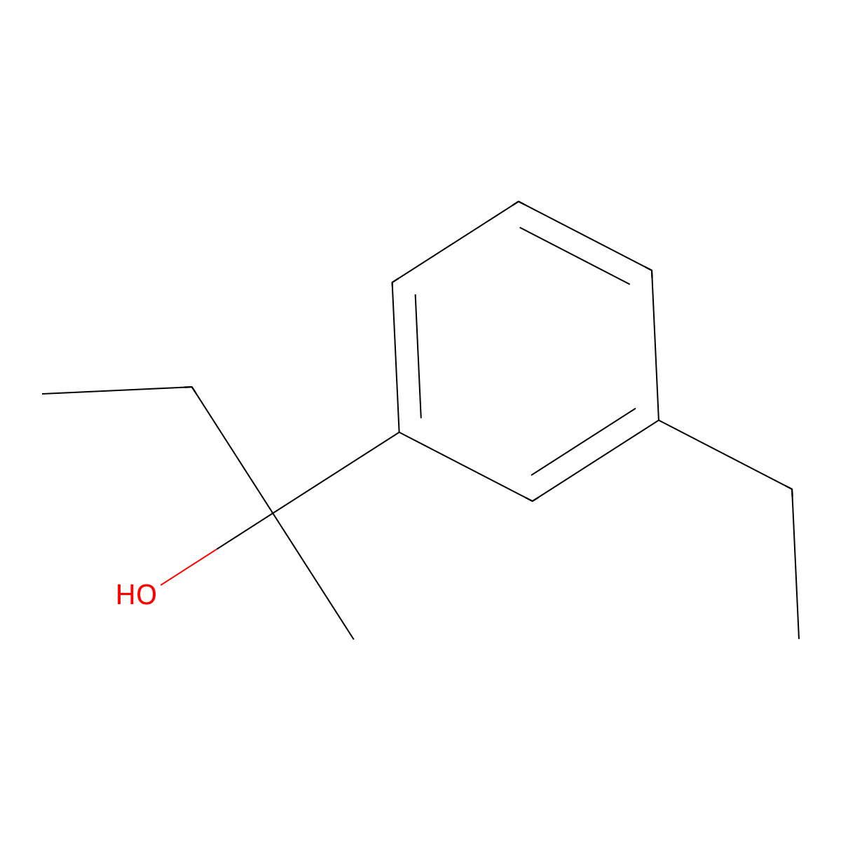 2-(3-Ethylphenyl)-2-butanol molecular structure, CAS 1379310-82-3