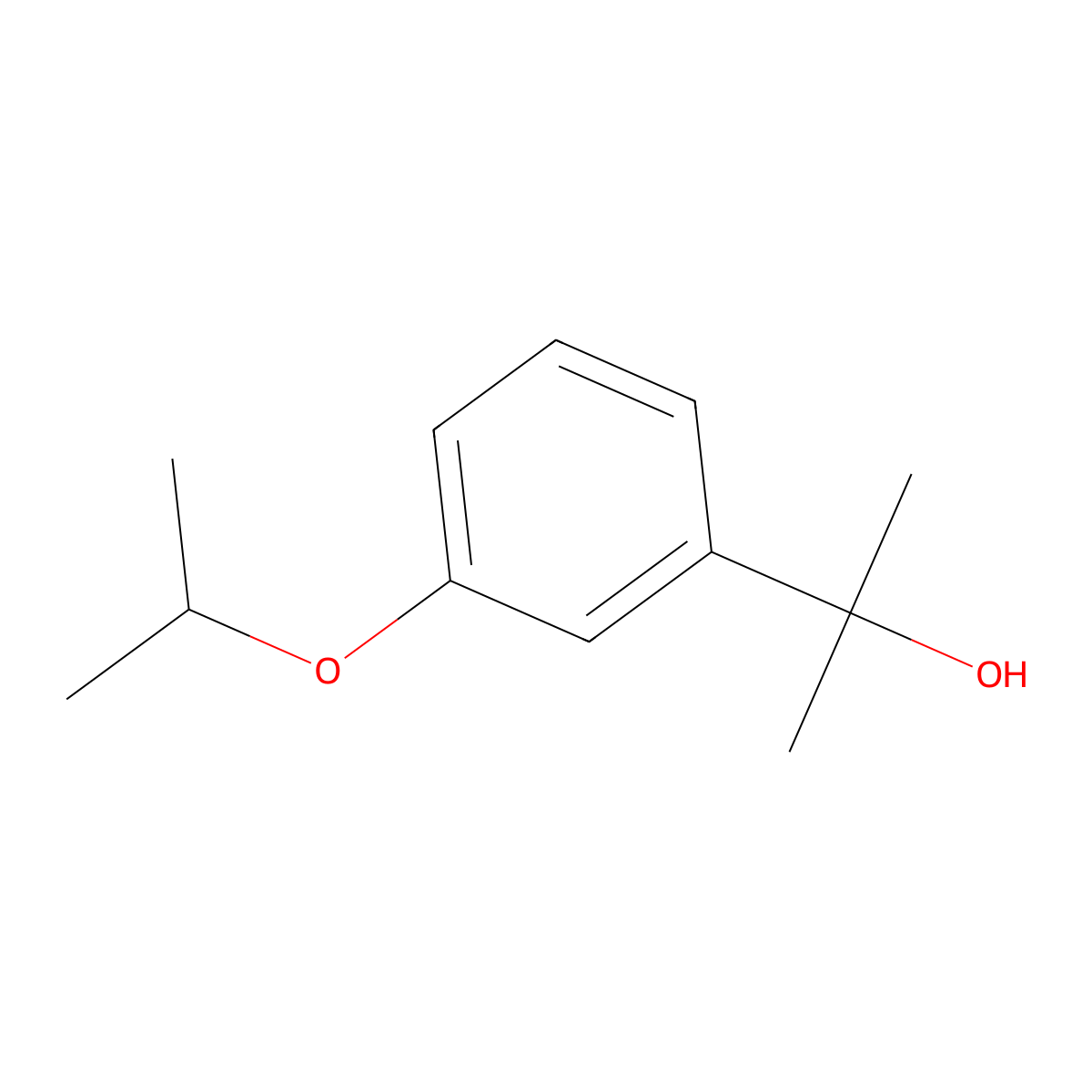 2-(3-Isopropoxyphenyl)propan-2-OL molecular structure, CAS 1379311-59-7