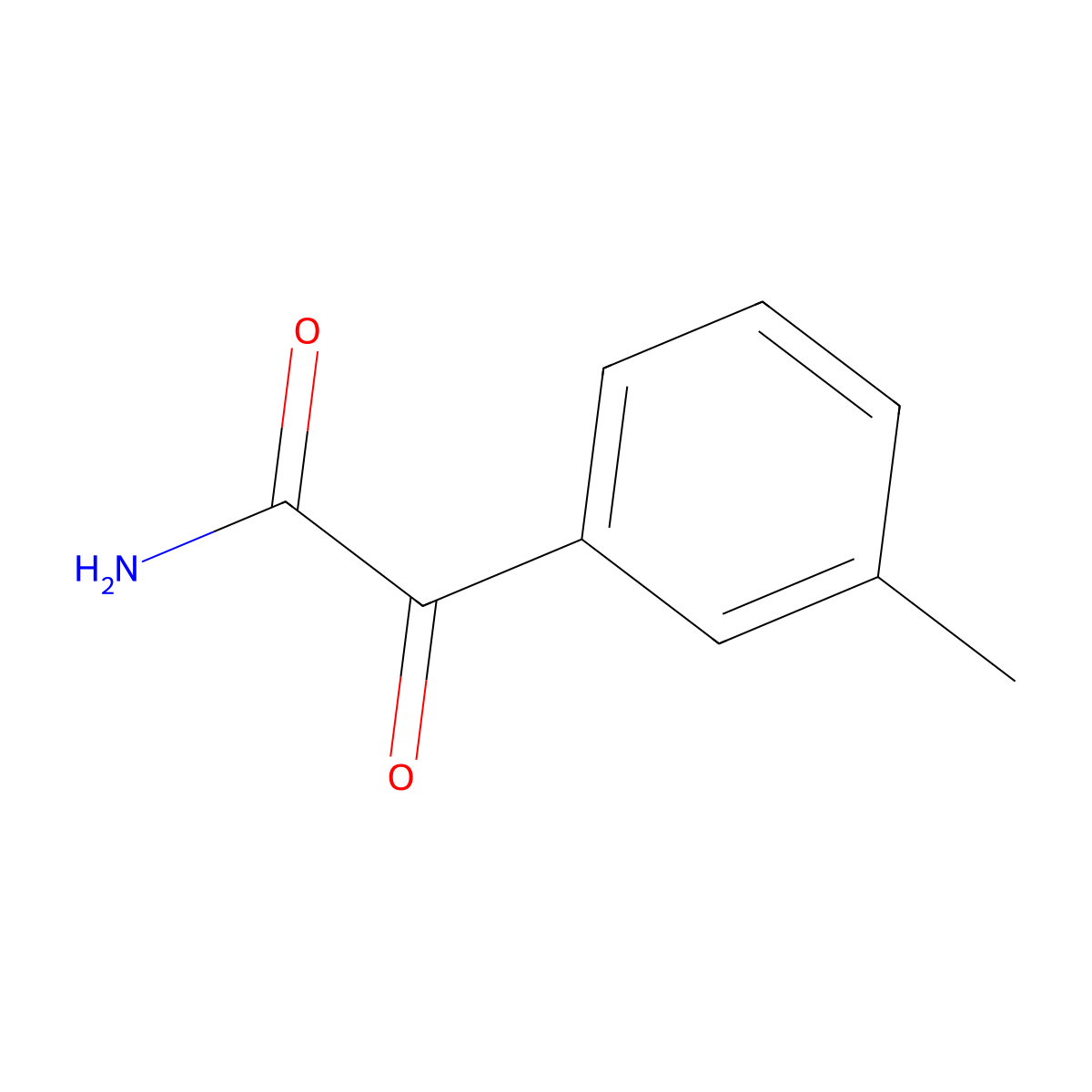 2-Oxo-2-(m-tolyl)acetamide molecular structure, CAS 1379312-09-0