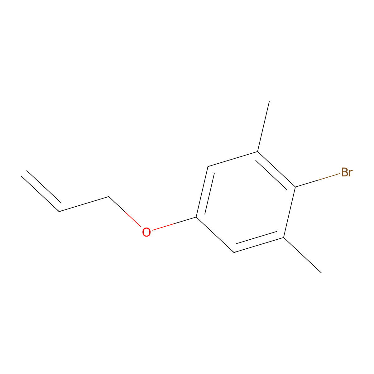 1-Bromo-4-allyloxy-2,6-dimethylbenzene molecular structure, CAS 1379314-59-6