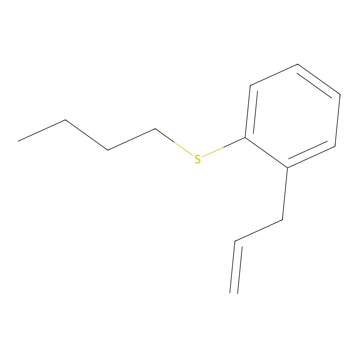 3-(2-n-Butylthiophenyl)-1-propene molecular structure, CAS 1379314-97-2