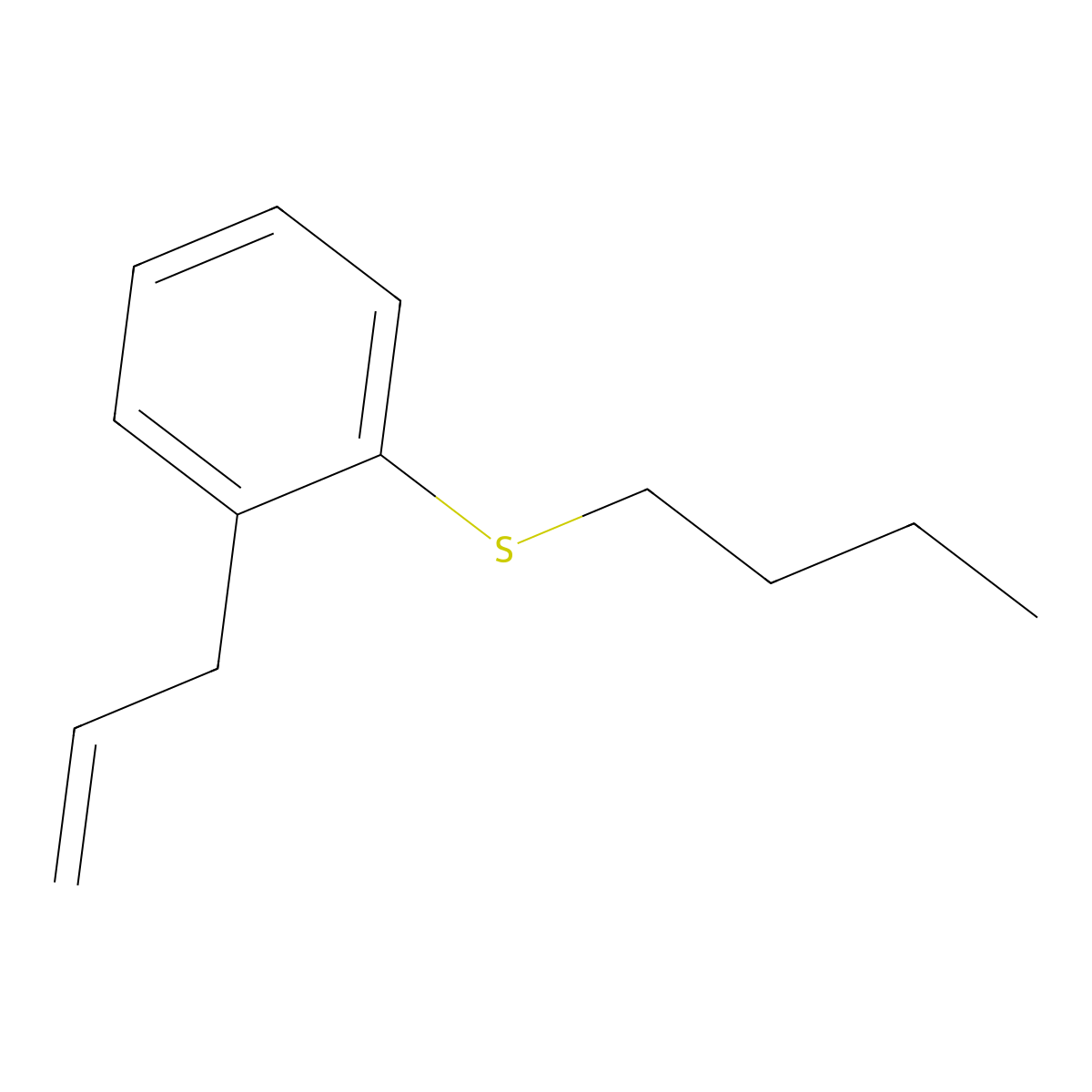 3-(2-n-Butylthiophenyl)-1-propene molecular structure, CAS 1379314-97-2