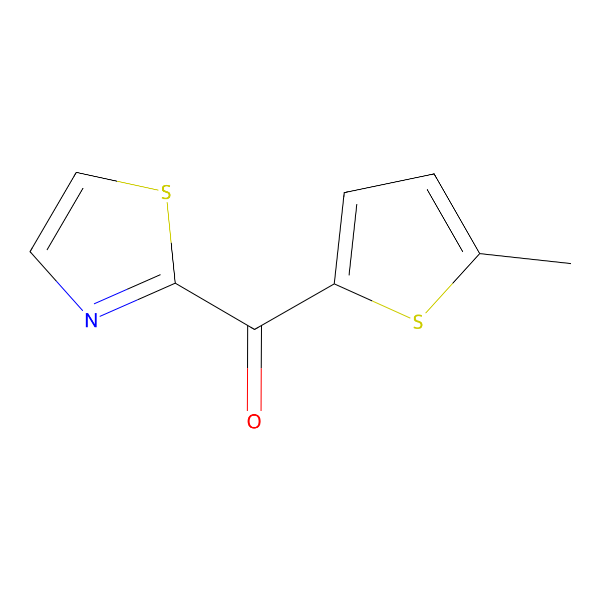 2-(5-Methyl-2-thenoyl)thiazole molecular structure, CAS 1379316-07-0