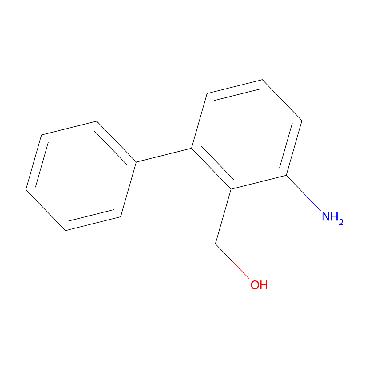 (3-Amino-[1,1'-biphenyl]-2-yl)methanol molecular structure, CAS 1379316-70-7