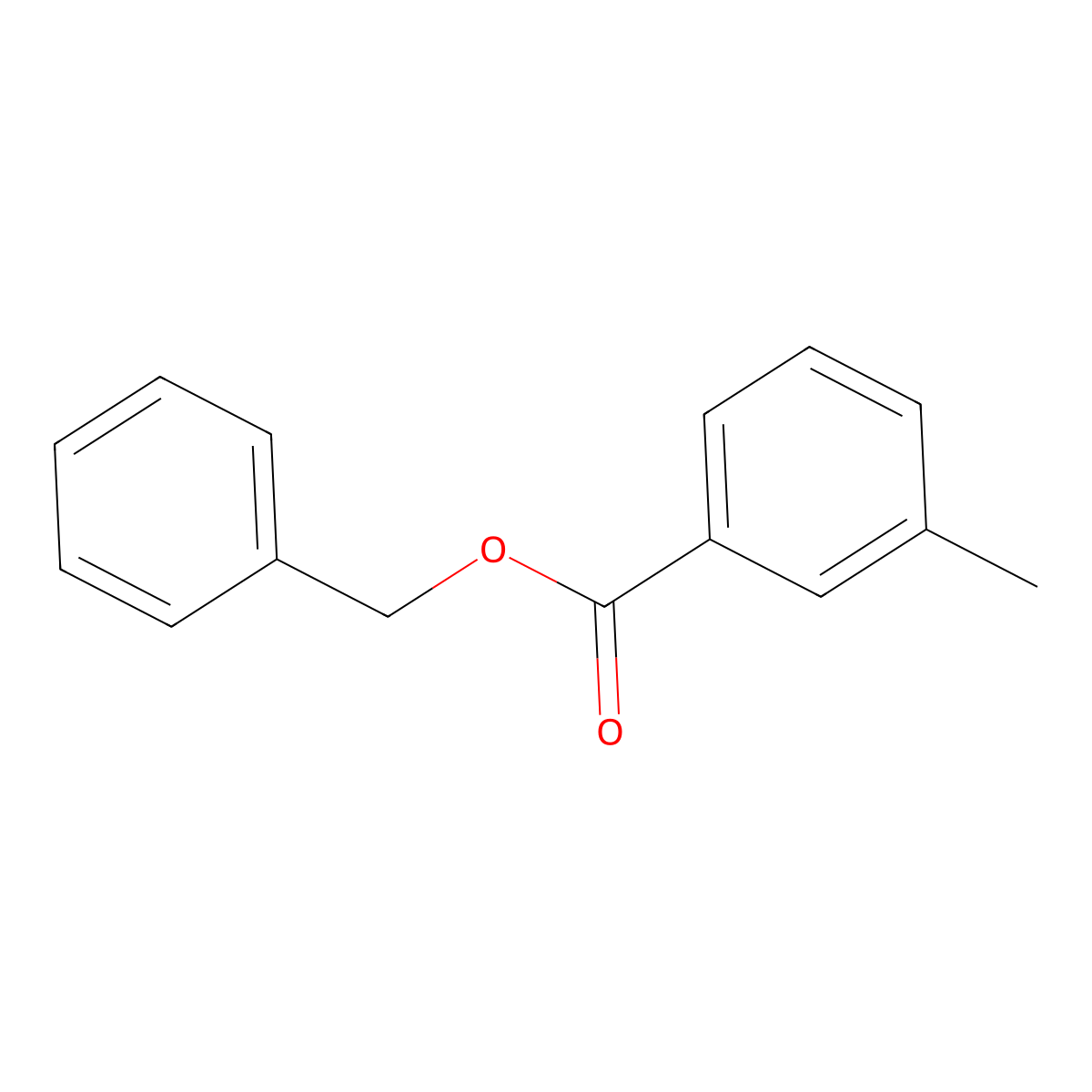 Benzyl 3-methylbenzoate molecular structure, CAS 137932-33-3
