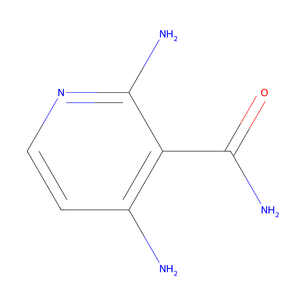 2,4-Diaminonicotinamide molecular structure, CAS 1379323-59-7