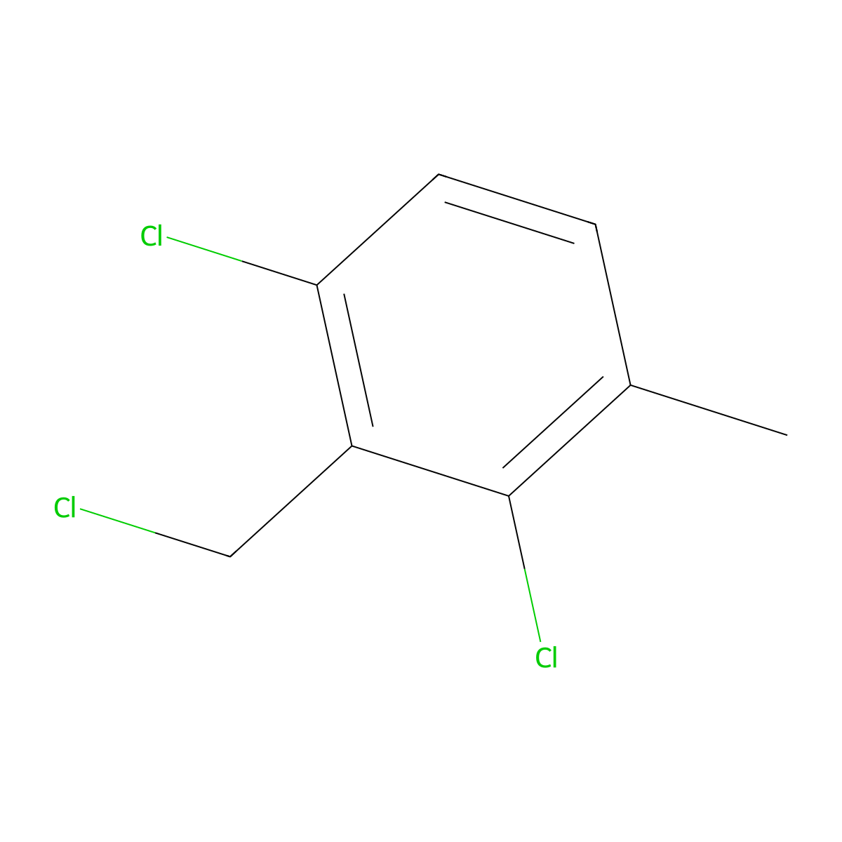 1,3-Dichloro-2-(chloromethyl)-4-methylbenzene molecular structure, CAS 1379325-36-6