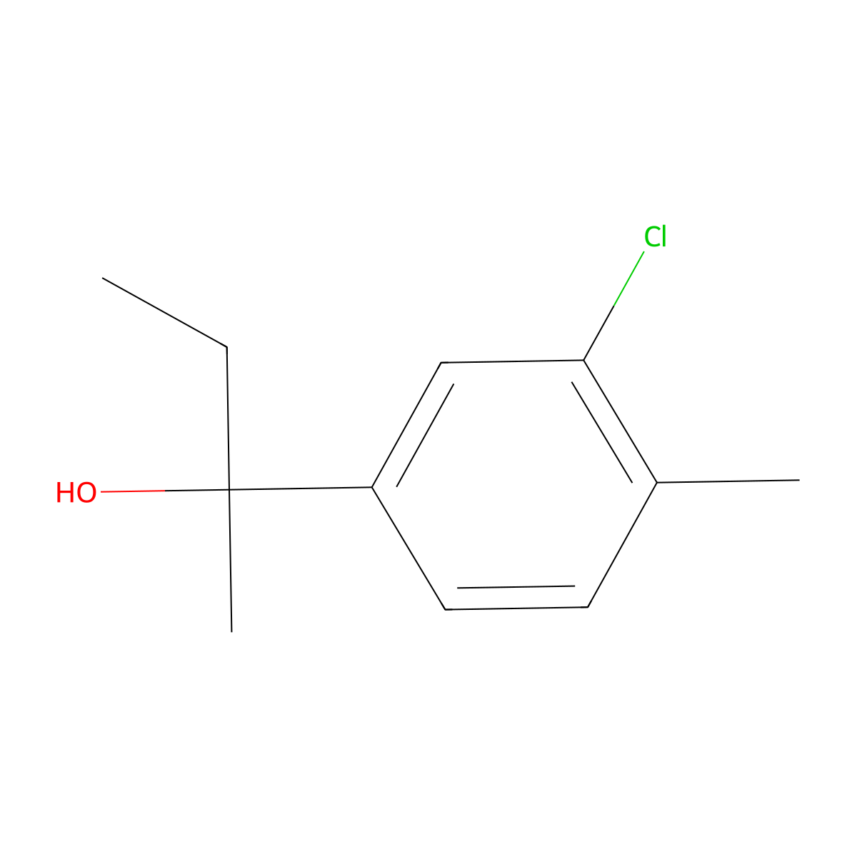 2-(3-Chloro-4-methylphenyl)-2-butanol molecular structure, CAS 1379326-14-3