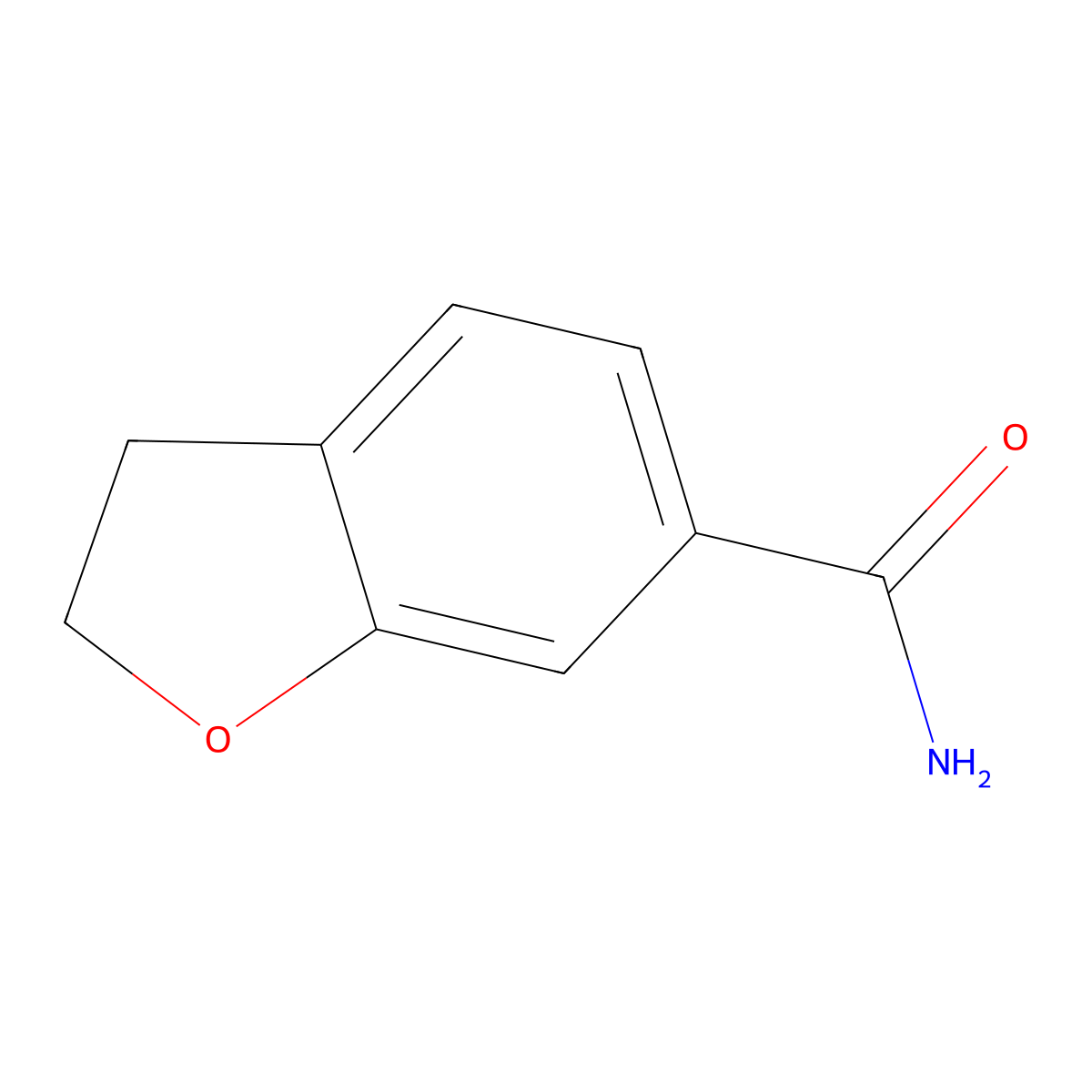 2,3-Dihydrobenzofuran-6-carboxamide molecular structure, CAS 1379329-12-0