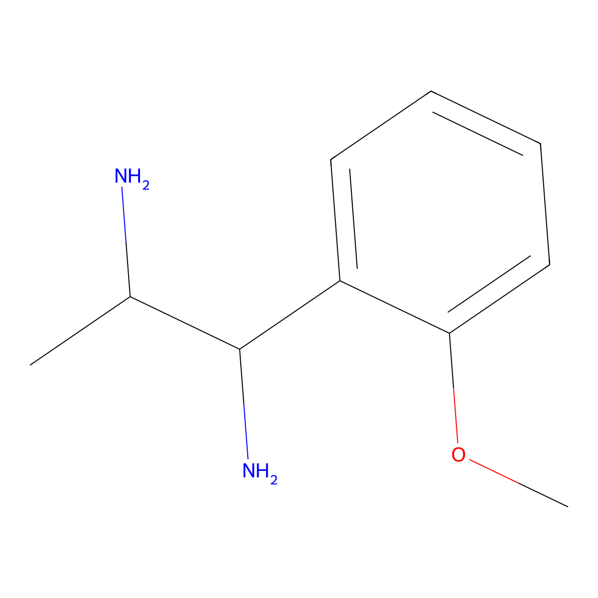 1-(2-Methoxyphenyl)propane-1,2-diamine molecular structure, CAS 1379329-94-8