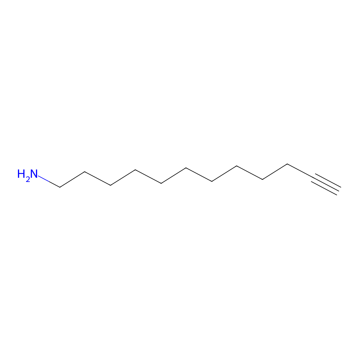 Dodec-11-yn-1-amine molecular structure, CAS 1379331-41-5