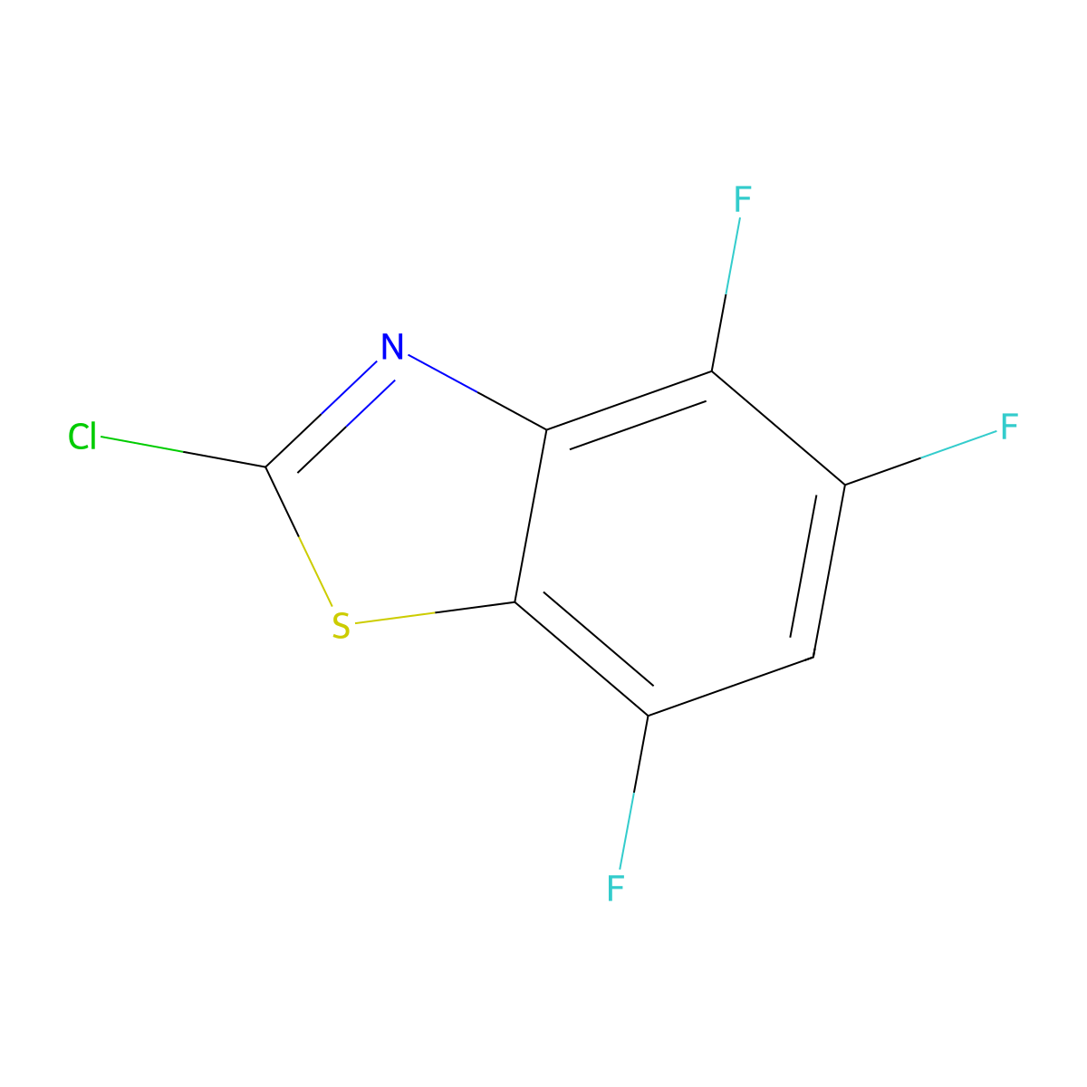2-Chloro-4,5,7-trifluorobenzo[d]thiazole molecular structure, CAS 1379336-88-5