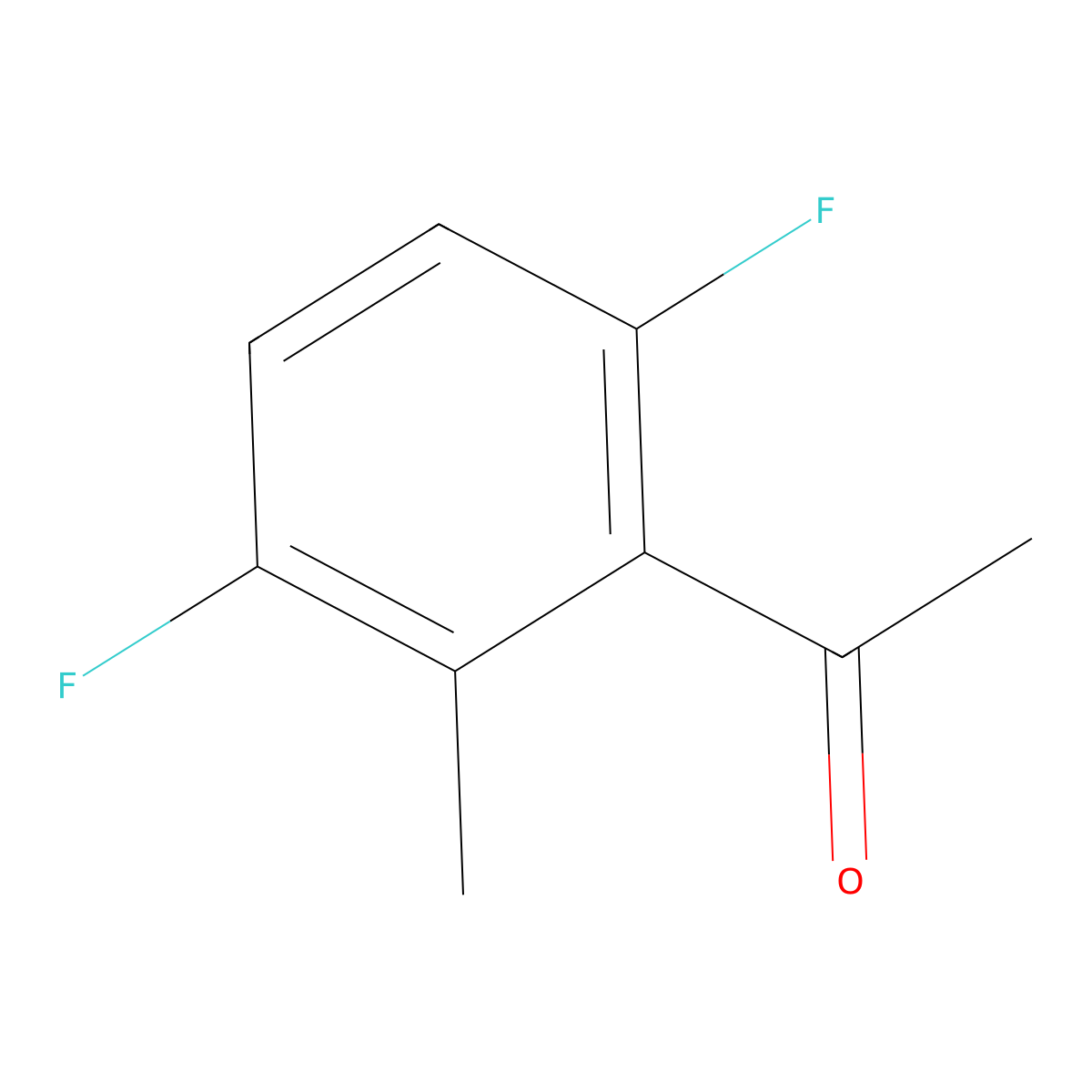 1-(3,6-Difluoro-2-methylphenyl)ethanone molecular structure, CAS 1379339-99-7