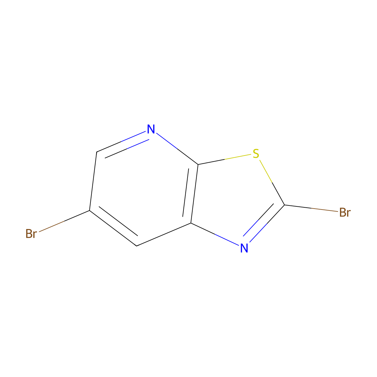 2,6-Dibromothiazolo[5,4-b]pyridine molecular structure, CAS 1379340-41-6