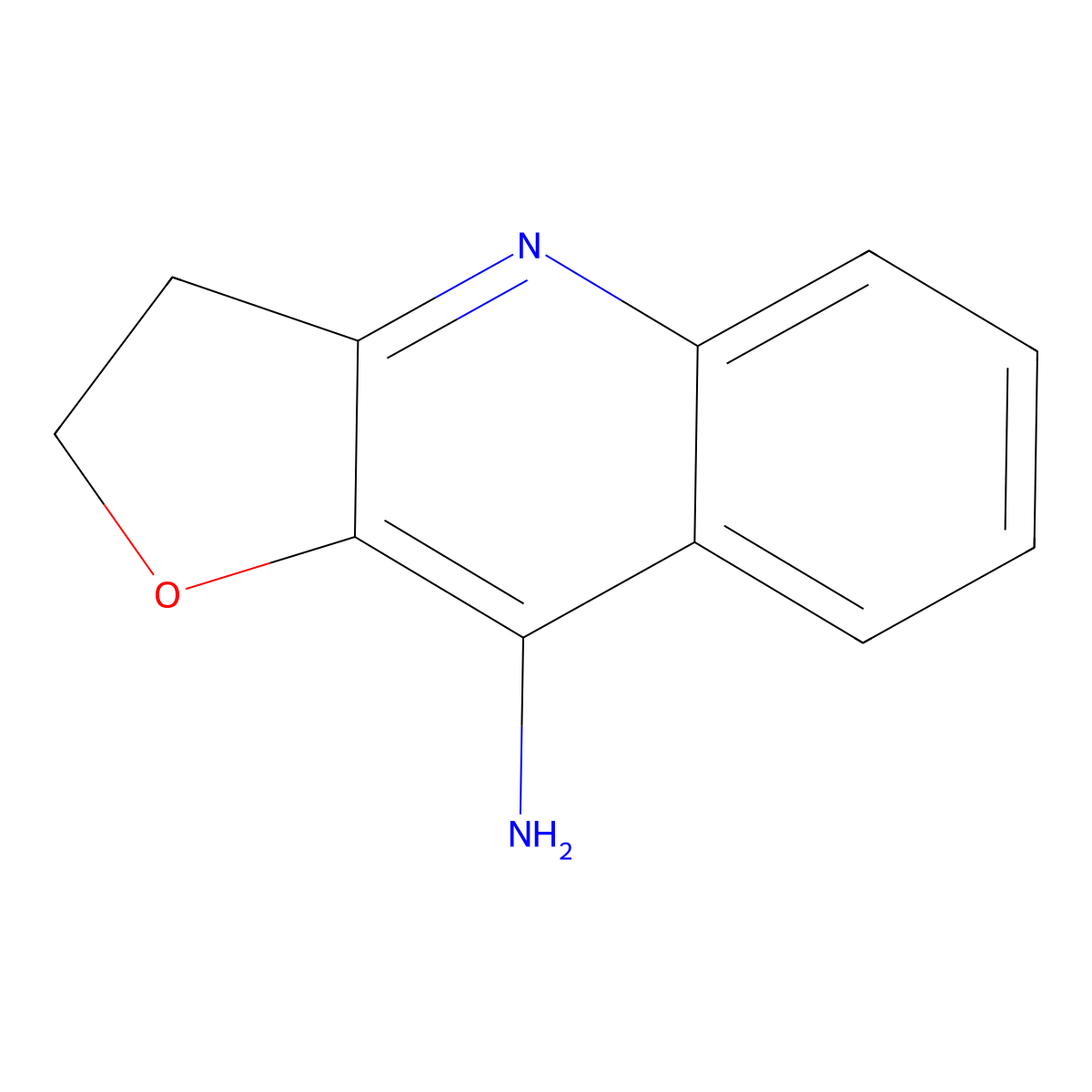 2H,3H-furo[3,2-b]quinolin-9-amine molecular structure, CAS 1379340-57-4