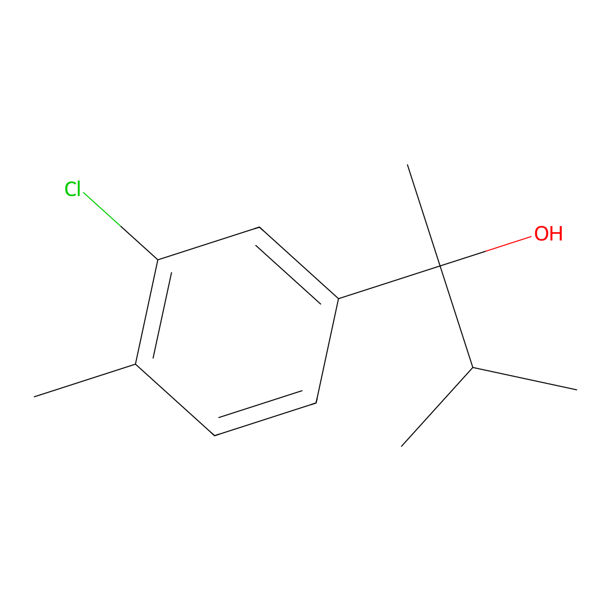 2-(3-Chloro-4-methylphenyl)-3-methyl-butan-2-ol molecular structure, CAS 1379342-61-6