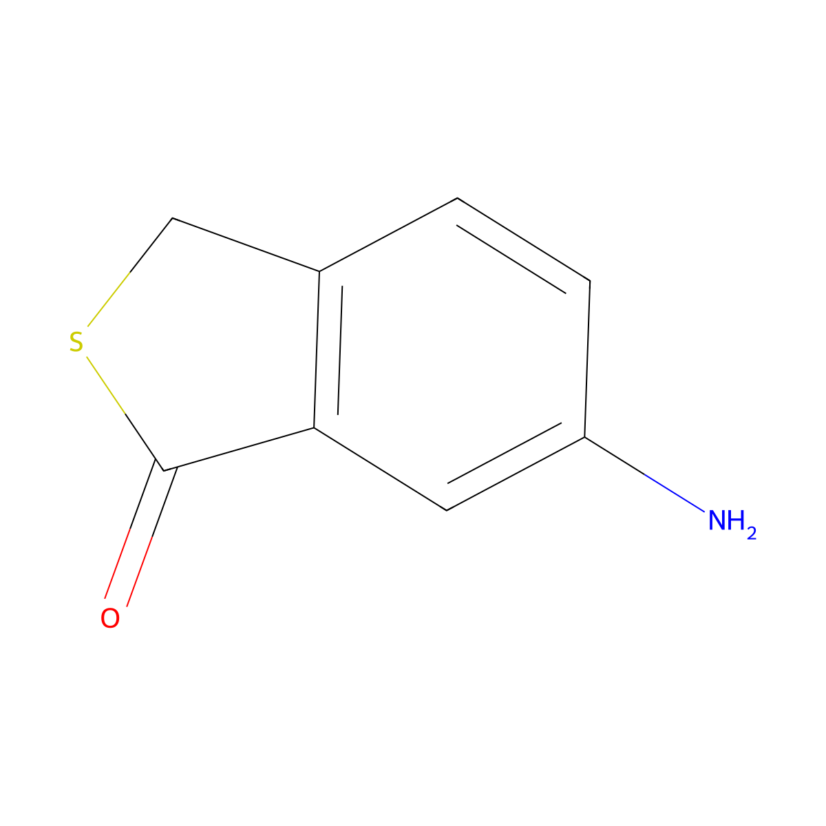 6-Aminobenzo[c]thiophen-1(3H)-one molecular structure, CAS 1379343-65-3