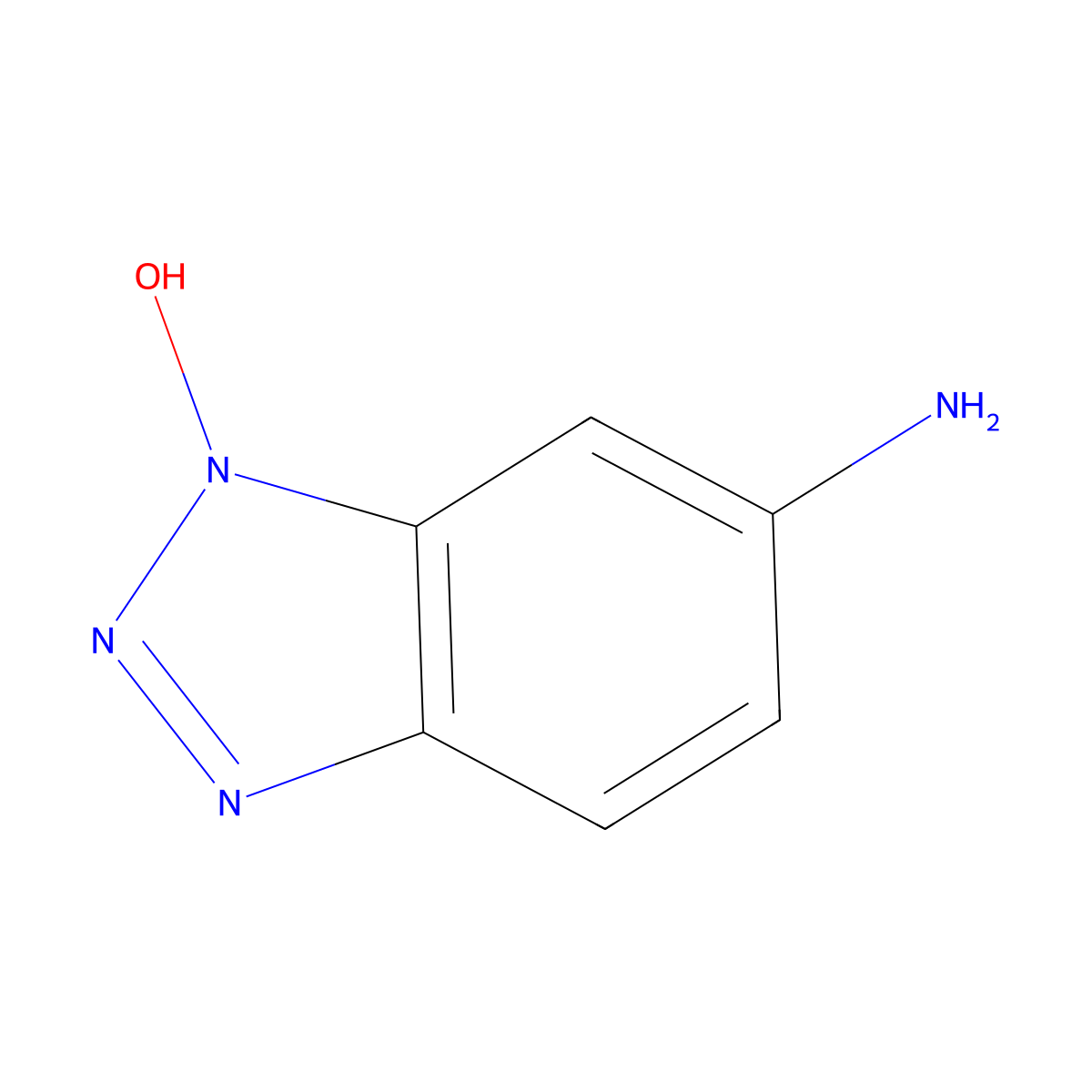 6-amino-1H-1,2,3-benzotriazol-1-ol molecular structure, CAS 1379344-26-9