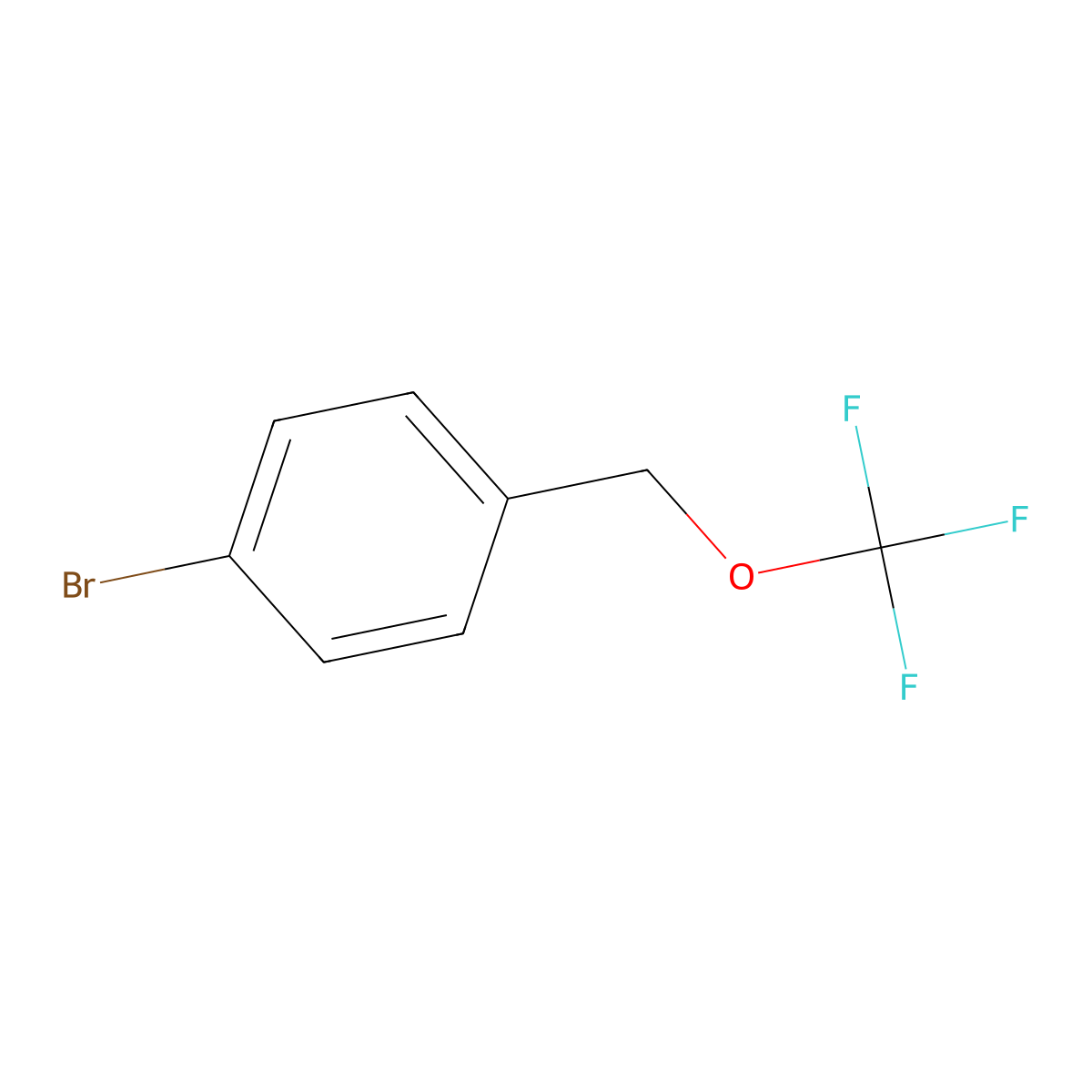 1-Bromo-4-[(trifluoromethoxy) methyl]benzene molecular structure, CAS 1379347-99-5